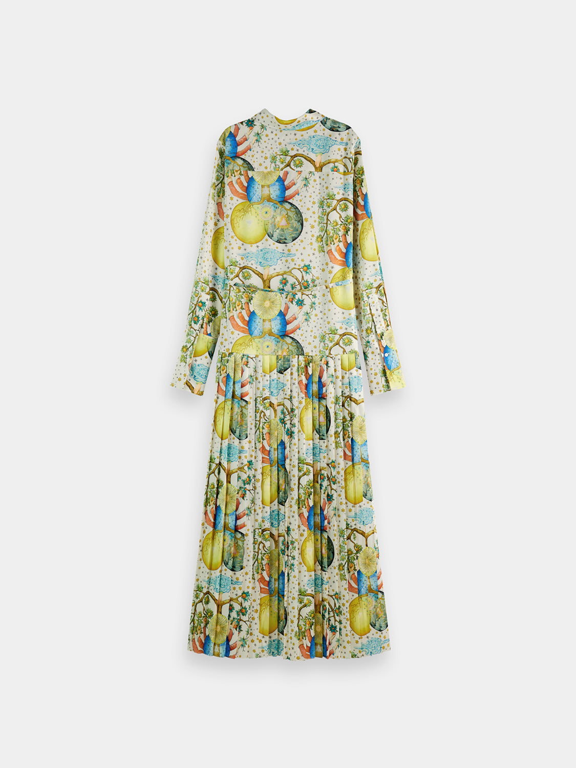 Pleated midi dress - Scotch & Soda AU
