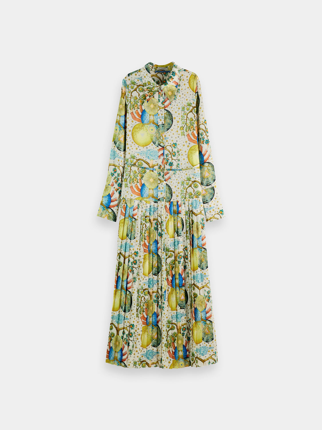 Pleated midi dress - Scotch & Soda AU