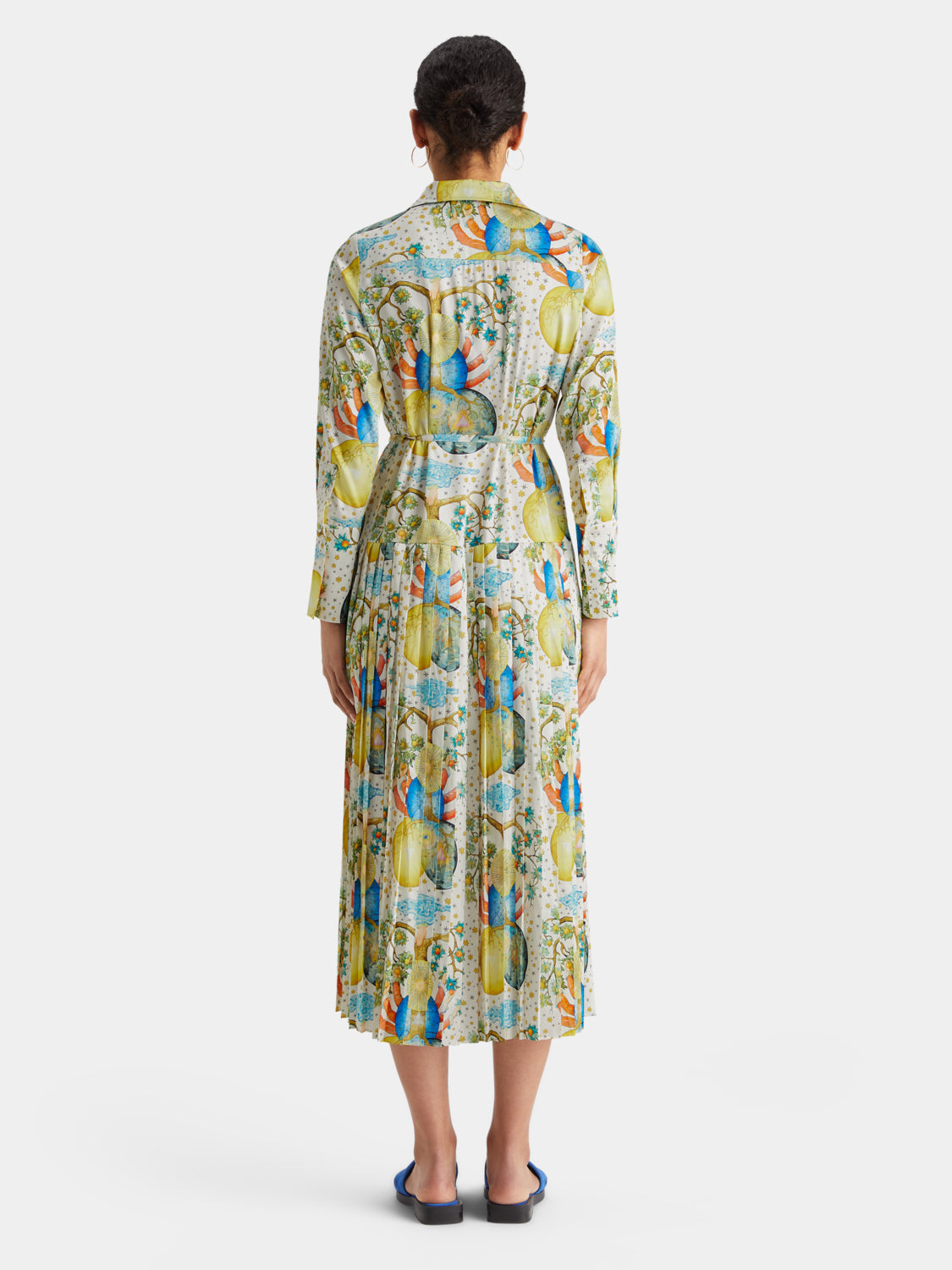 Pleated midi dress - Scotch & Soda AU