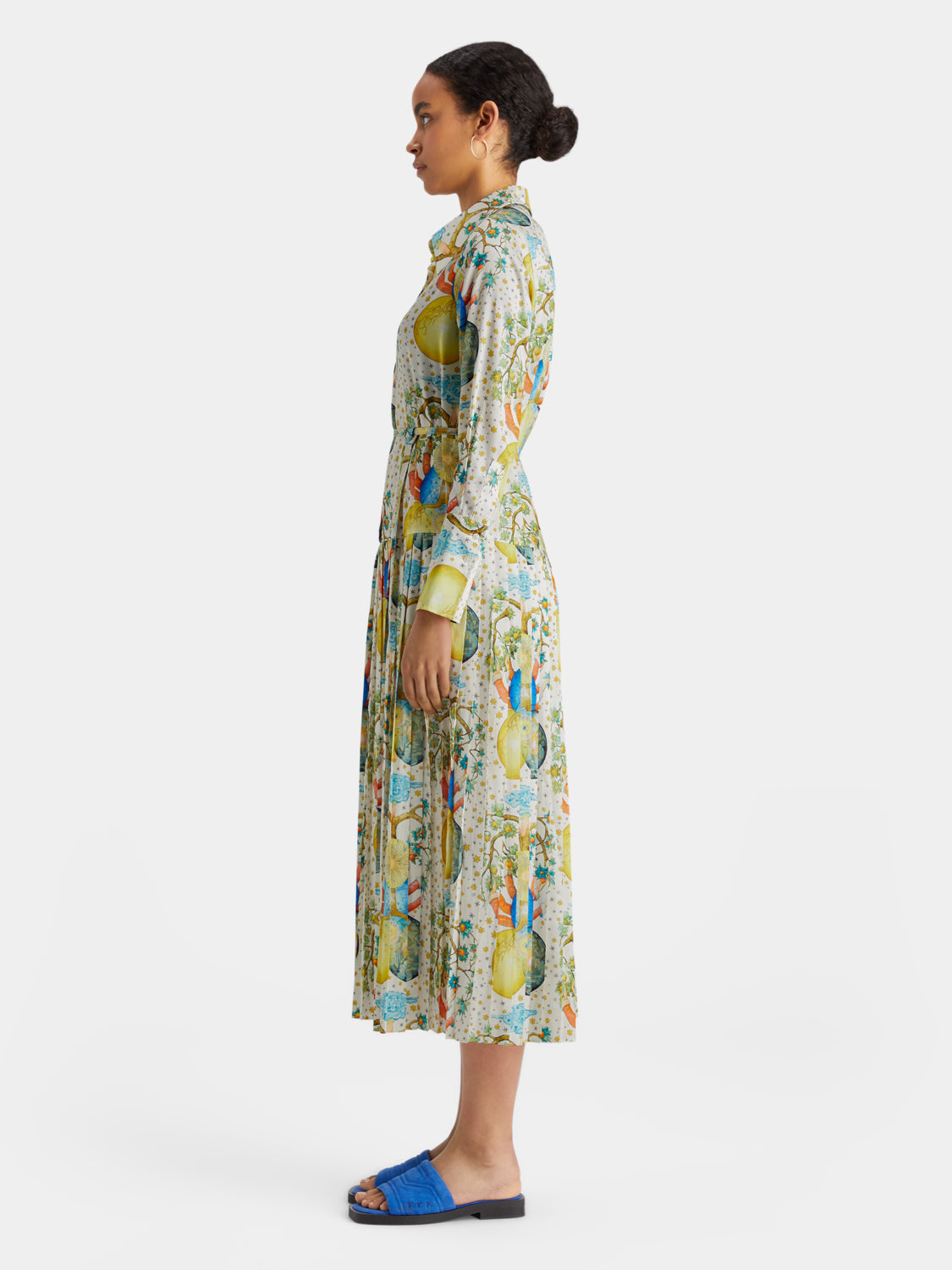 Pleated midi dress - Scotch & Soda AU