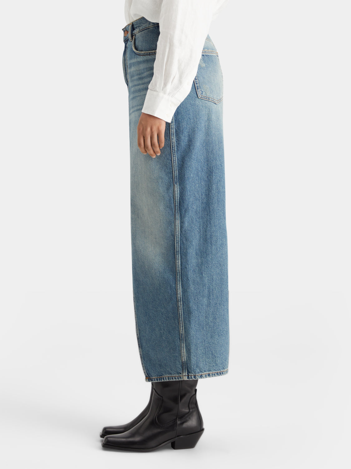 Vintage washed denim skirt - Scotch & Soda AU
