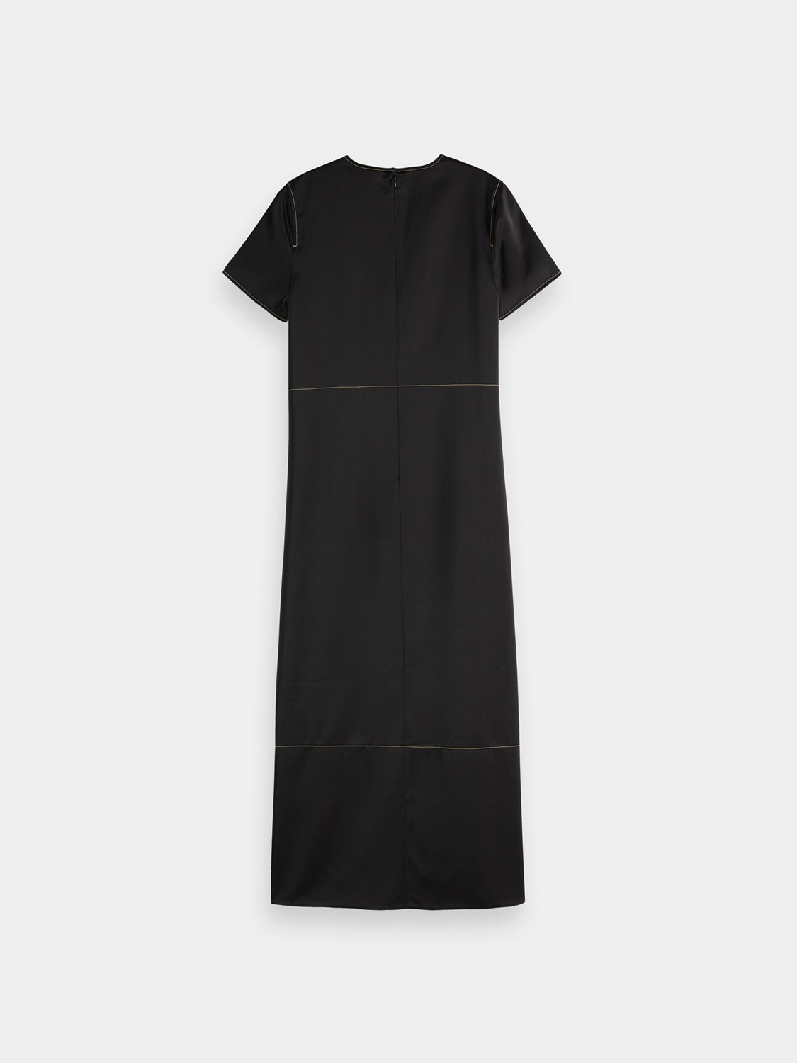 Contrast stitching satin dress - Scotch & Soda AU