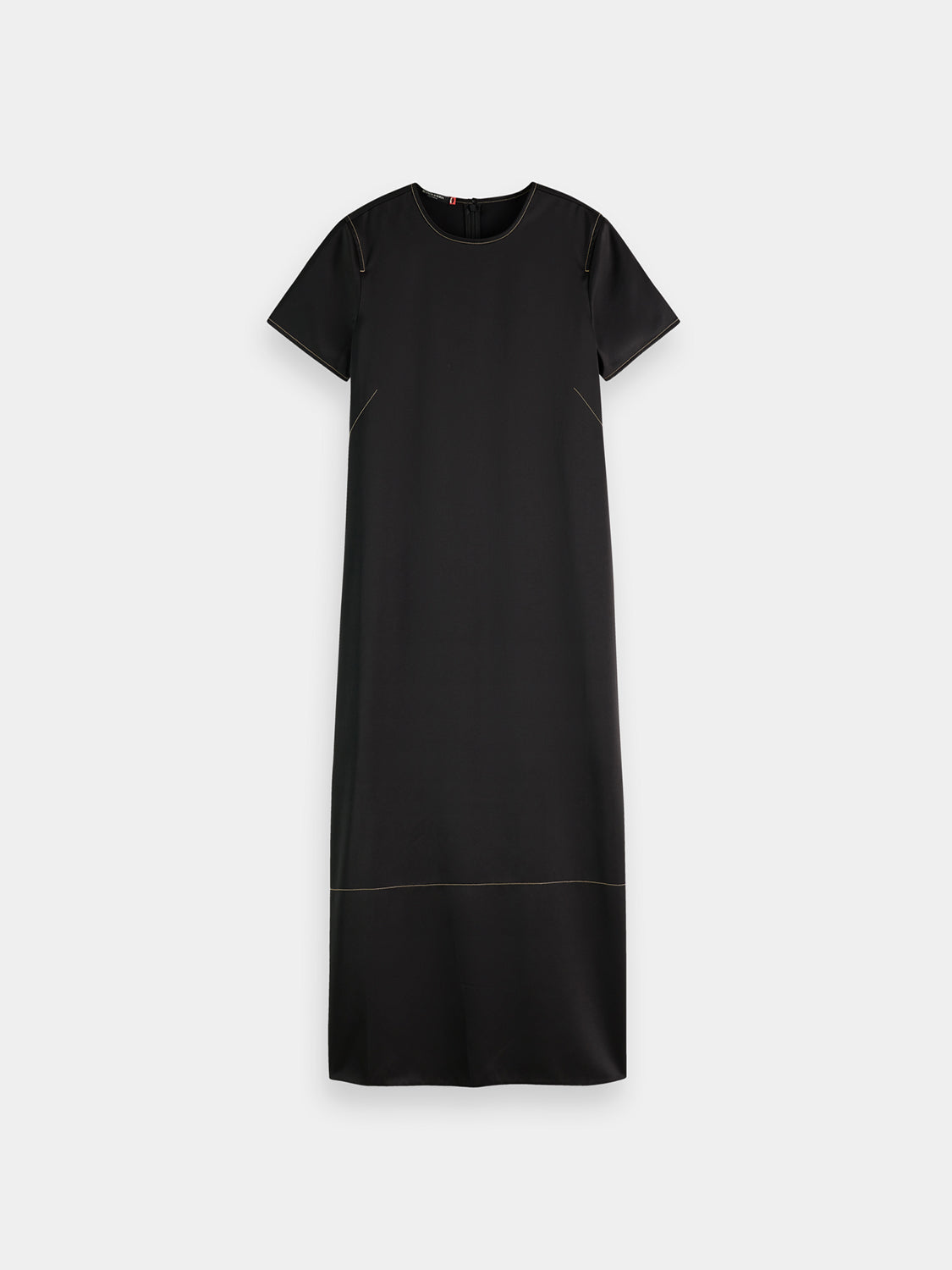 Contrast stitching satin dress - Scotch & Soda AU