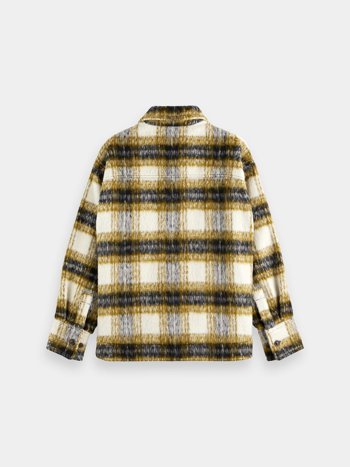 Brushed check shirt jacket - Scotch & Soda AU