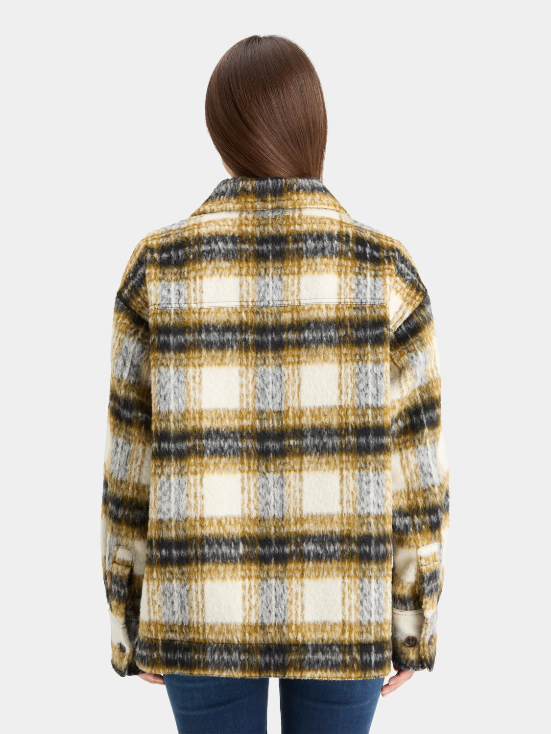 Brushed check shirt jacket - Scotch & Soda AU