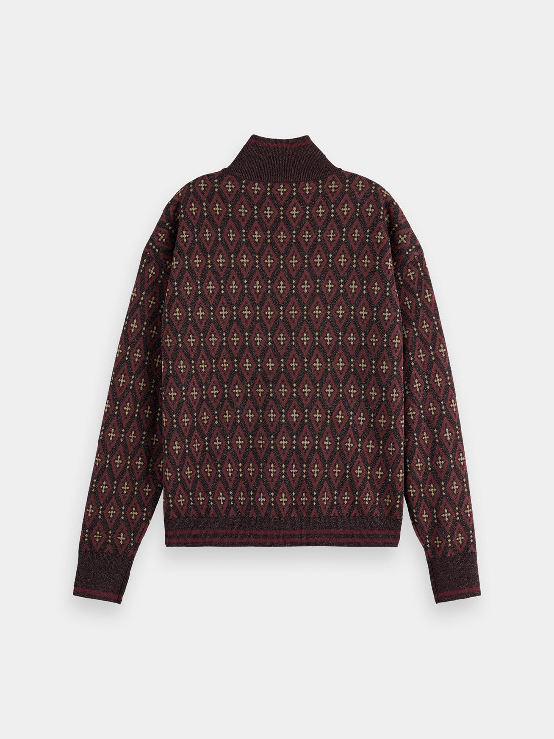 Jacquard knitted jacket - Scotch & Soda AU