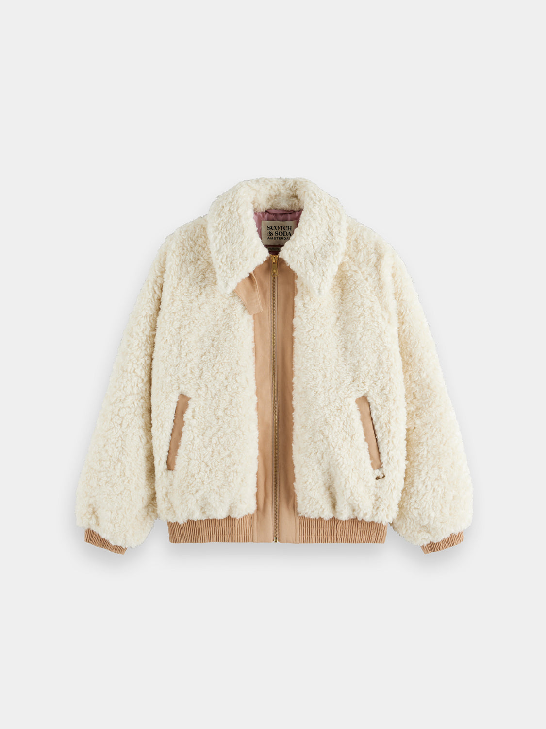 Teddy bomber jacket - Scotch & Soda AU