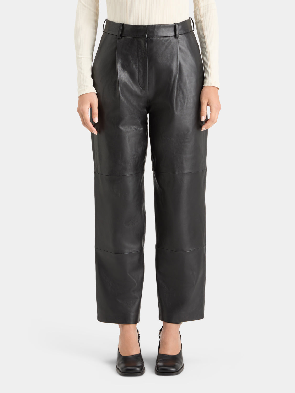 Robyn nappa leather pants - Scotch & Soda AU