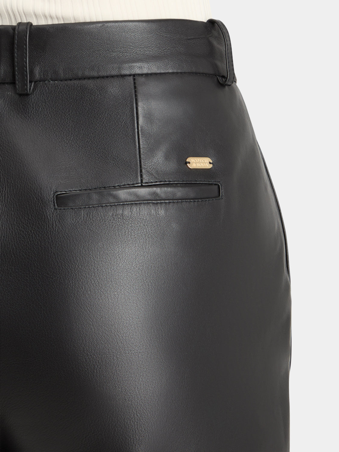 Robyn nappa leather pants - Scotch & Soda AU