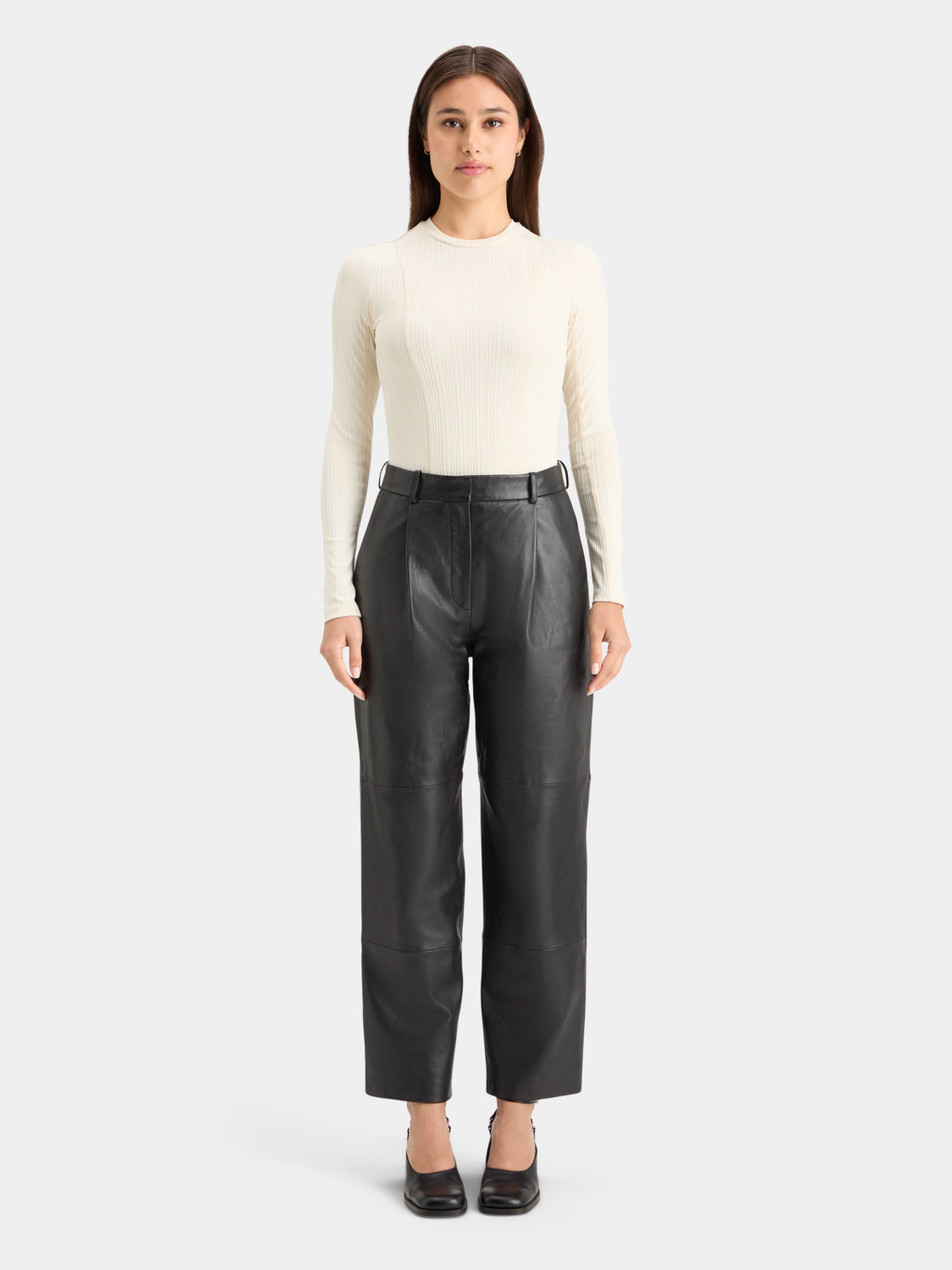 Robyn nappa leather pants - Scotch & Soda AU
