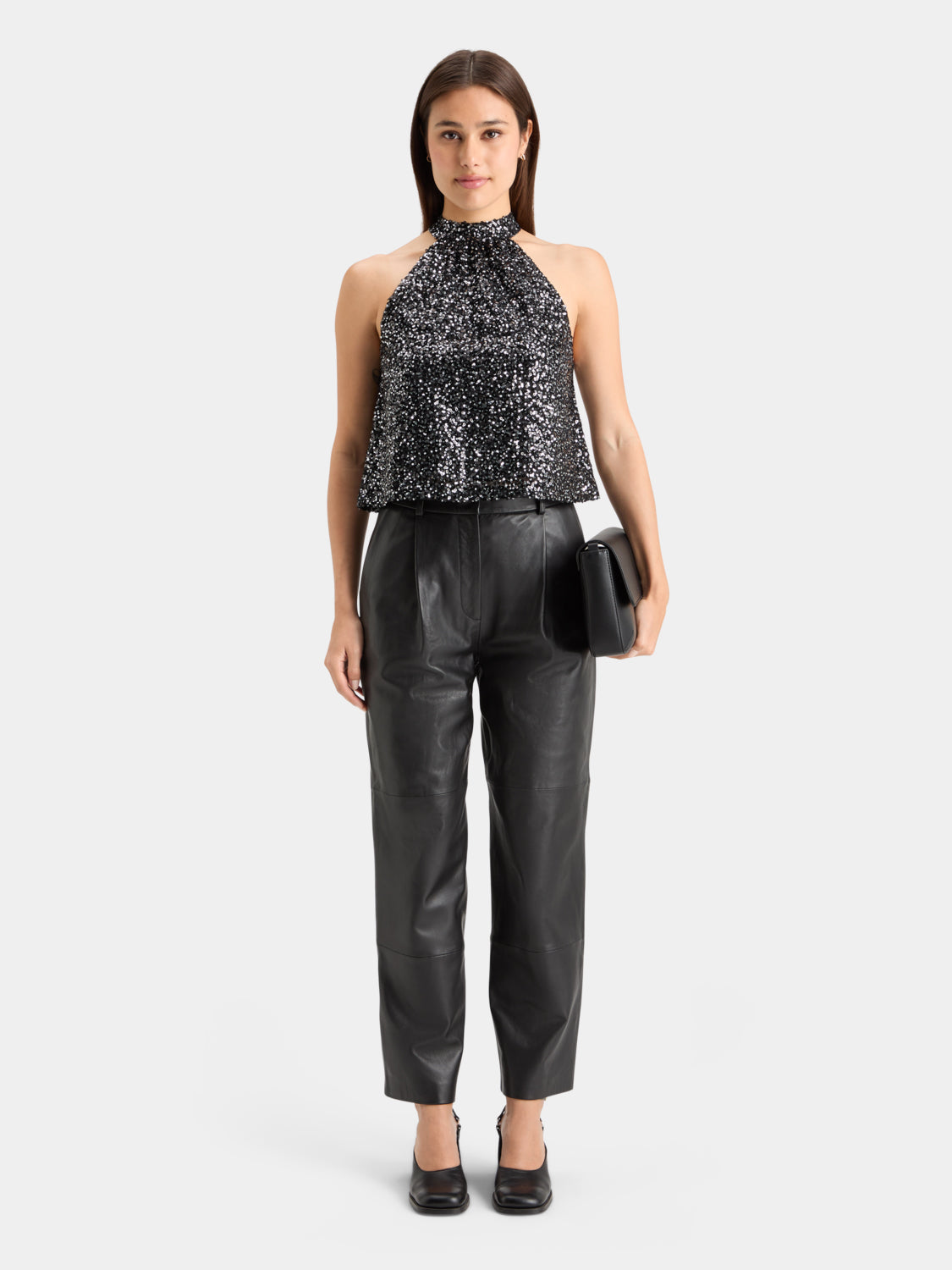 Robyn nappa leather pants - Scotch & Soda AU