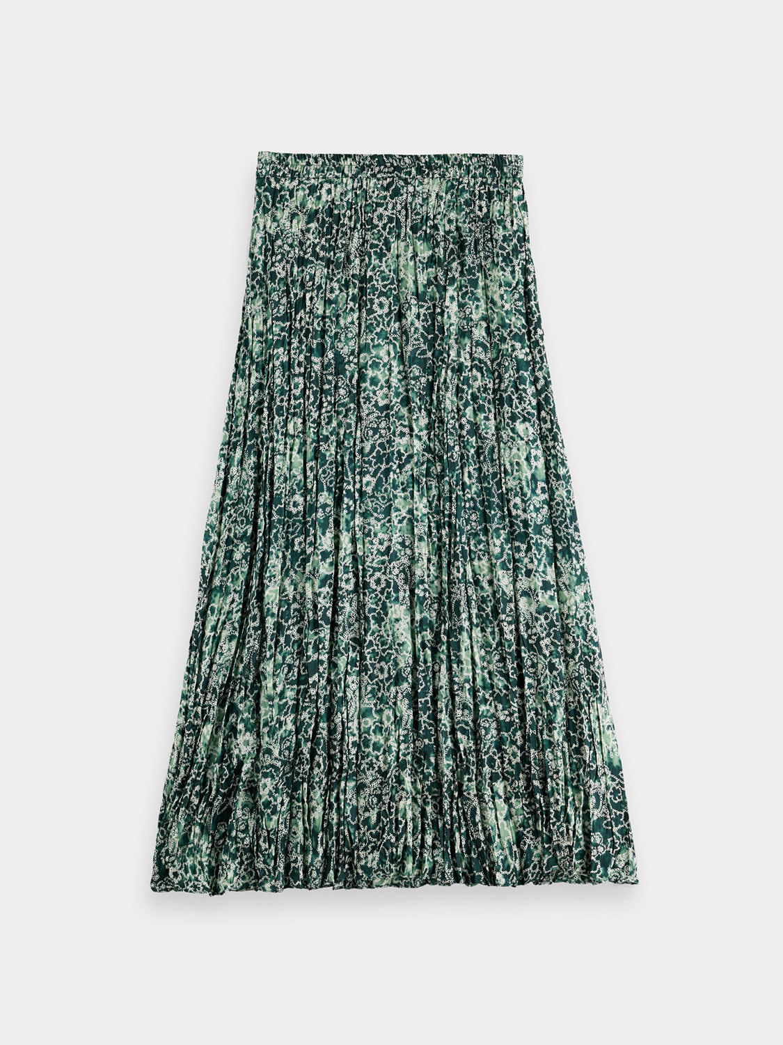 Pleated floral midi skirt - Scotch & Soda AU