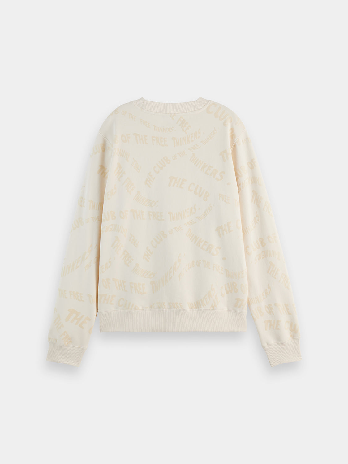 Flocked sweatshirt - Scotch & Soda AU