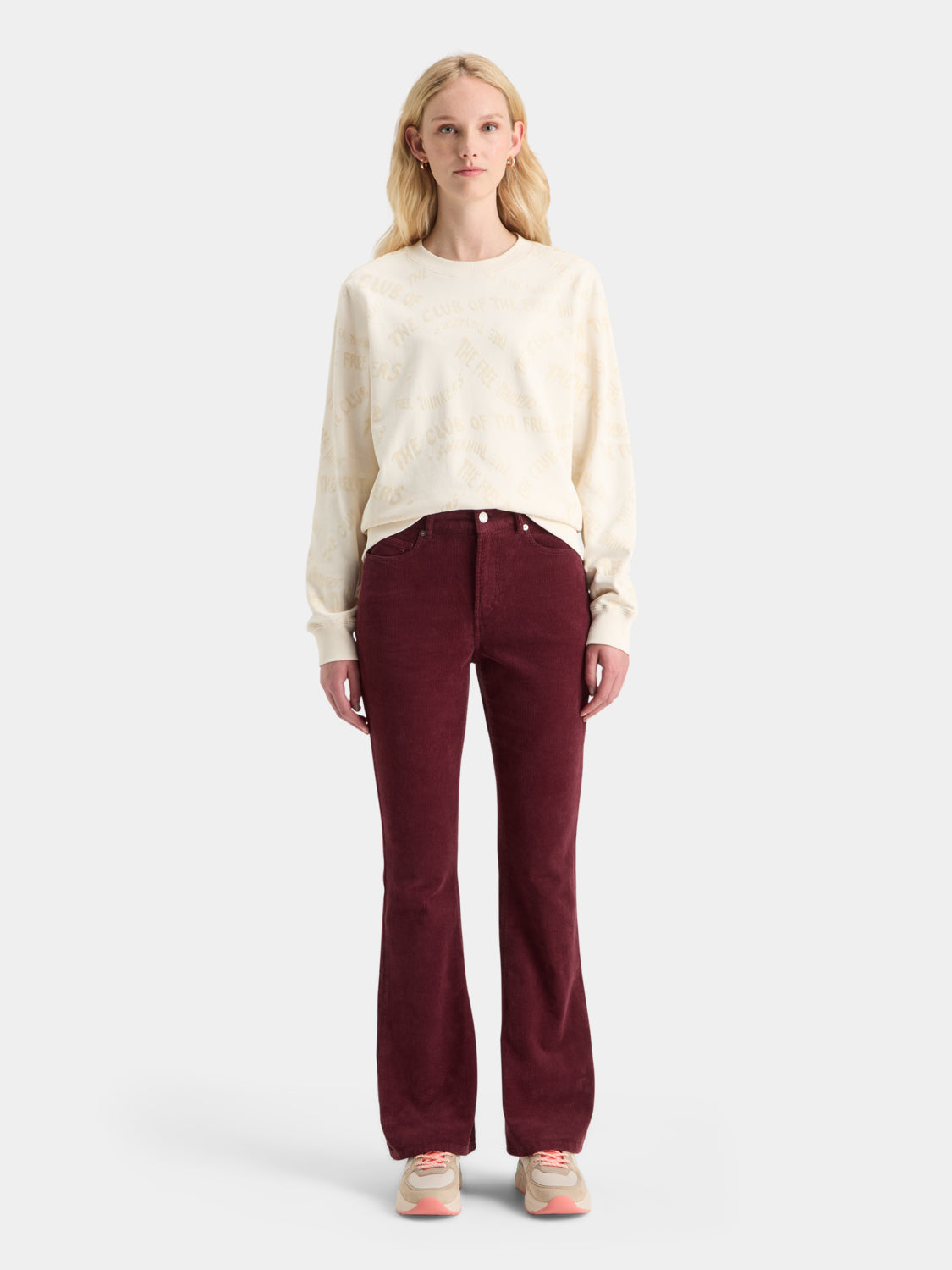 Flocked sweatshirt - Scotch & Soda AU