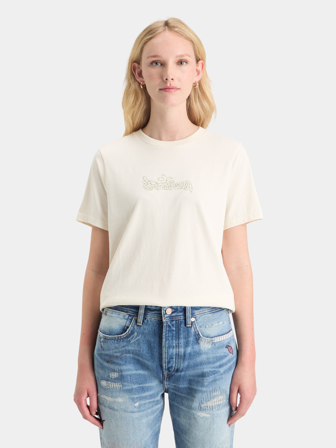 Artwork t-shirt - Scotch & Soda AU