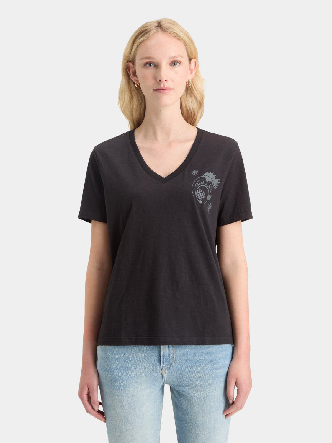 V-neck t-shirt - Scotch & Soda AU
