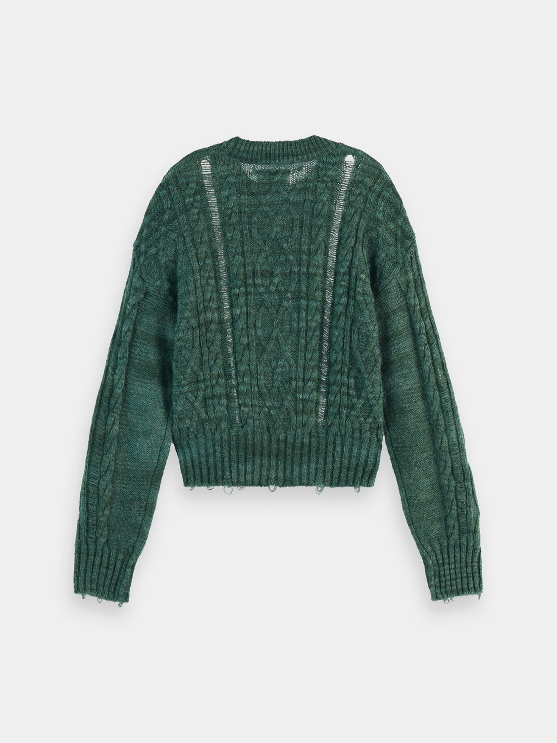 Cable stitch cropped pullover - Scotch & Soda AU