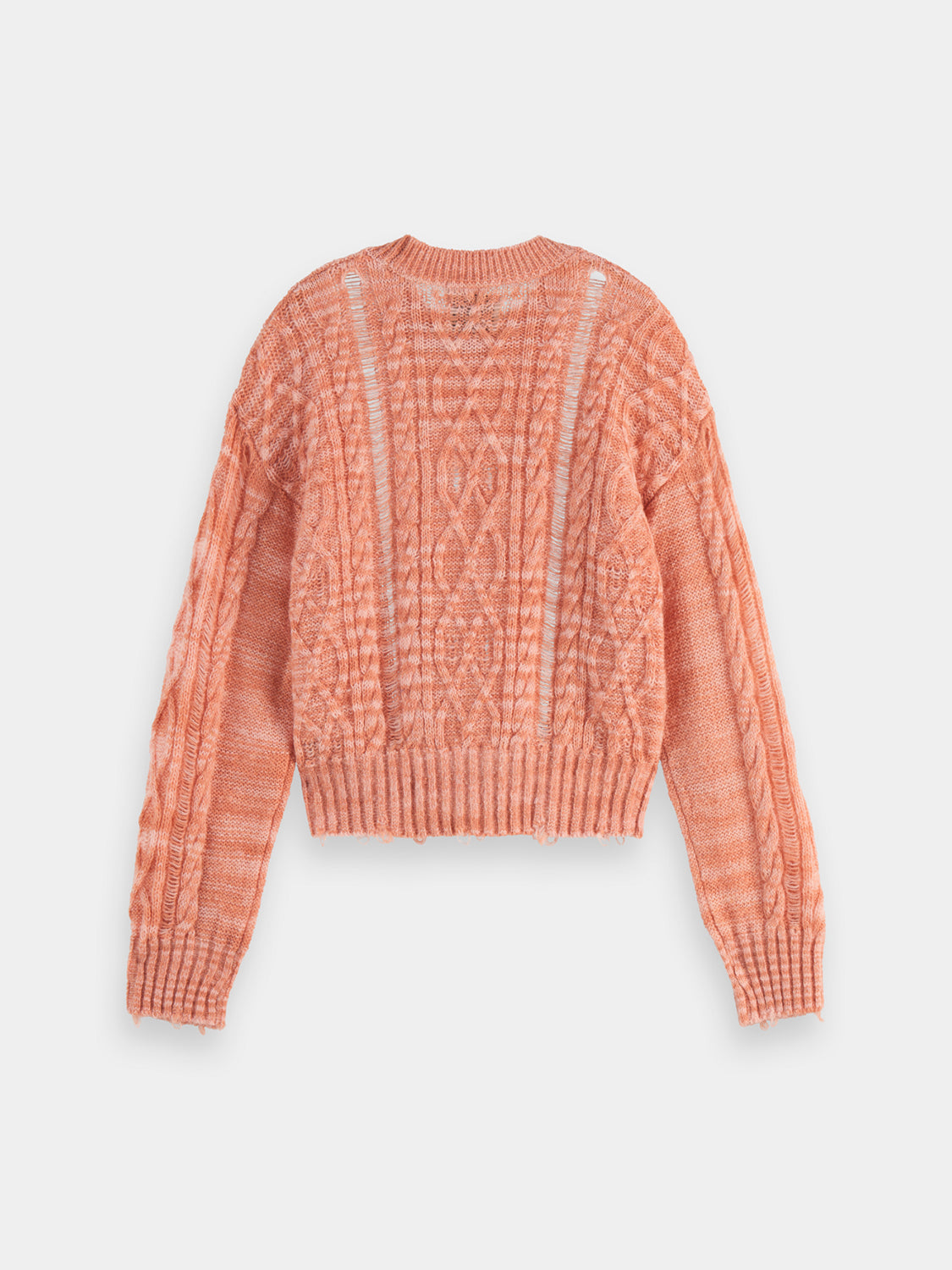 Cable stitch cropped pullover - Scotch & Soda AU