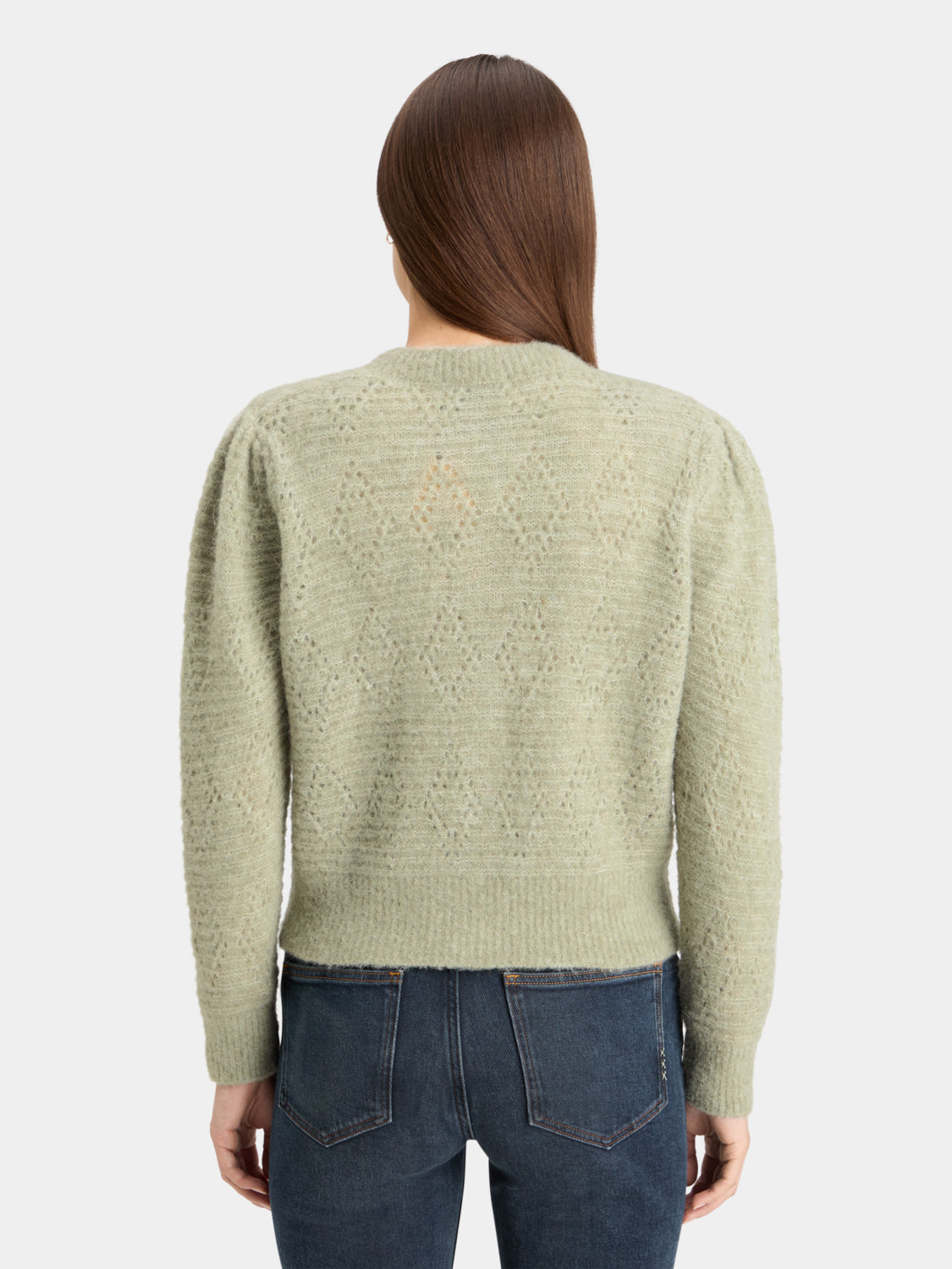 Boucle crewneck cardigan - Scotch & Soda AU