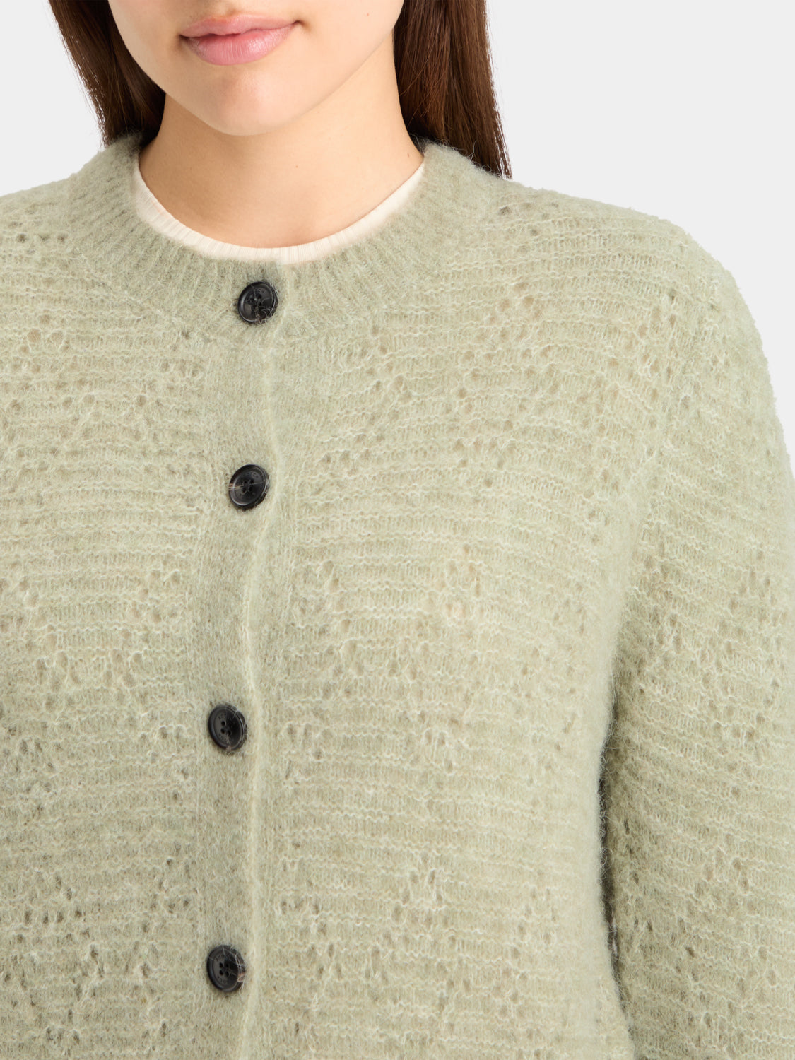 Boucle crewneck cardigan - Scotch & Soda AU