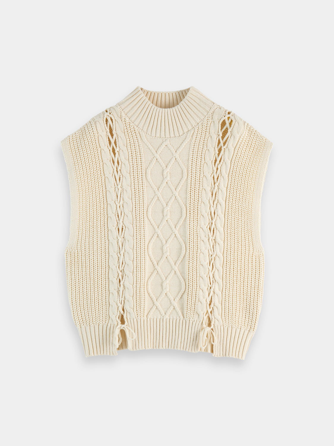Cable stitch pullover vest - Scotch & Soda AU