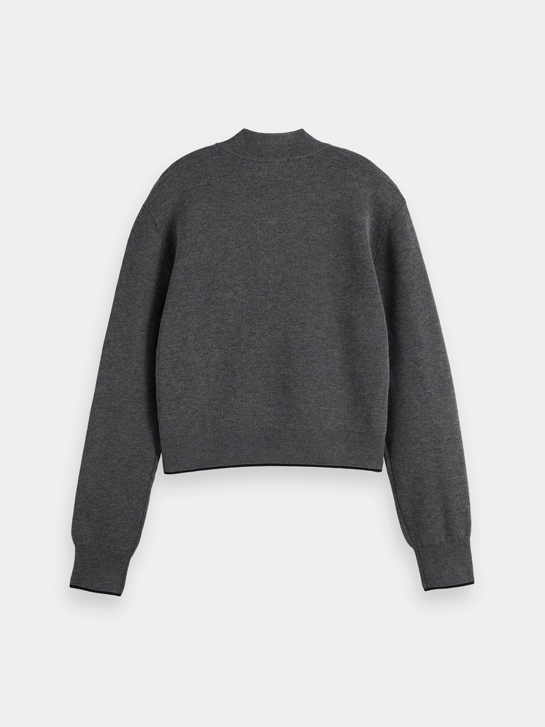 Knitted cropped bomber jacket - Scotch & Soda AU