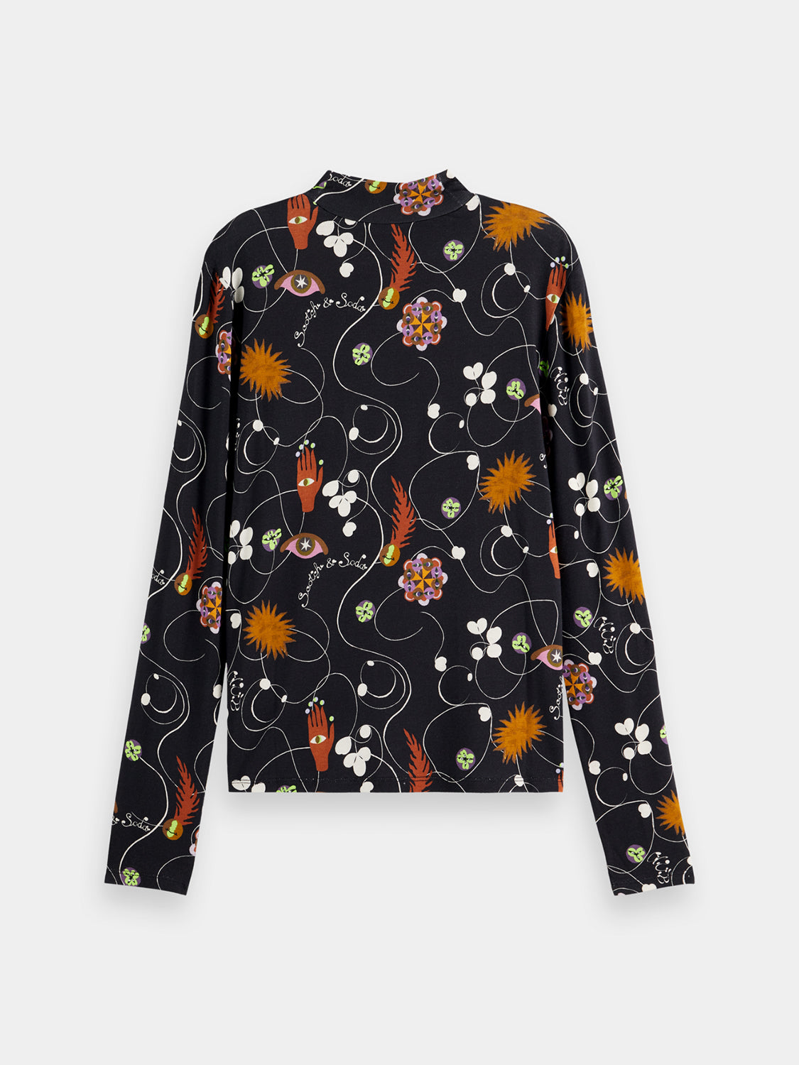 Printed mock neck - Scotch & Soda AU