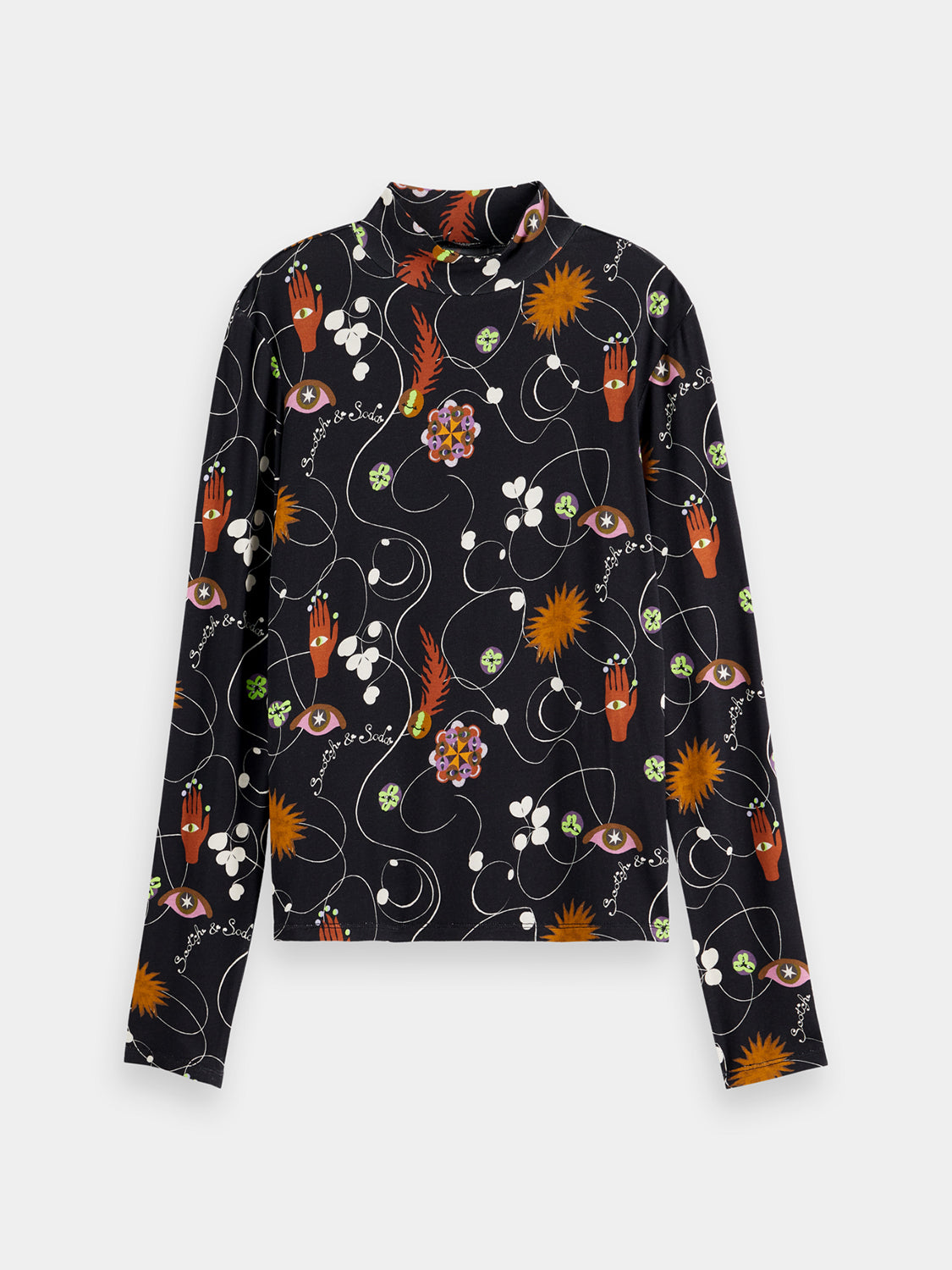 Printed mock neck - Scotch & Soda AU