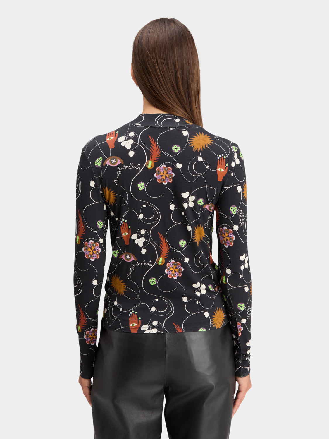 Printed mock neck - Scotch & Soda AU