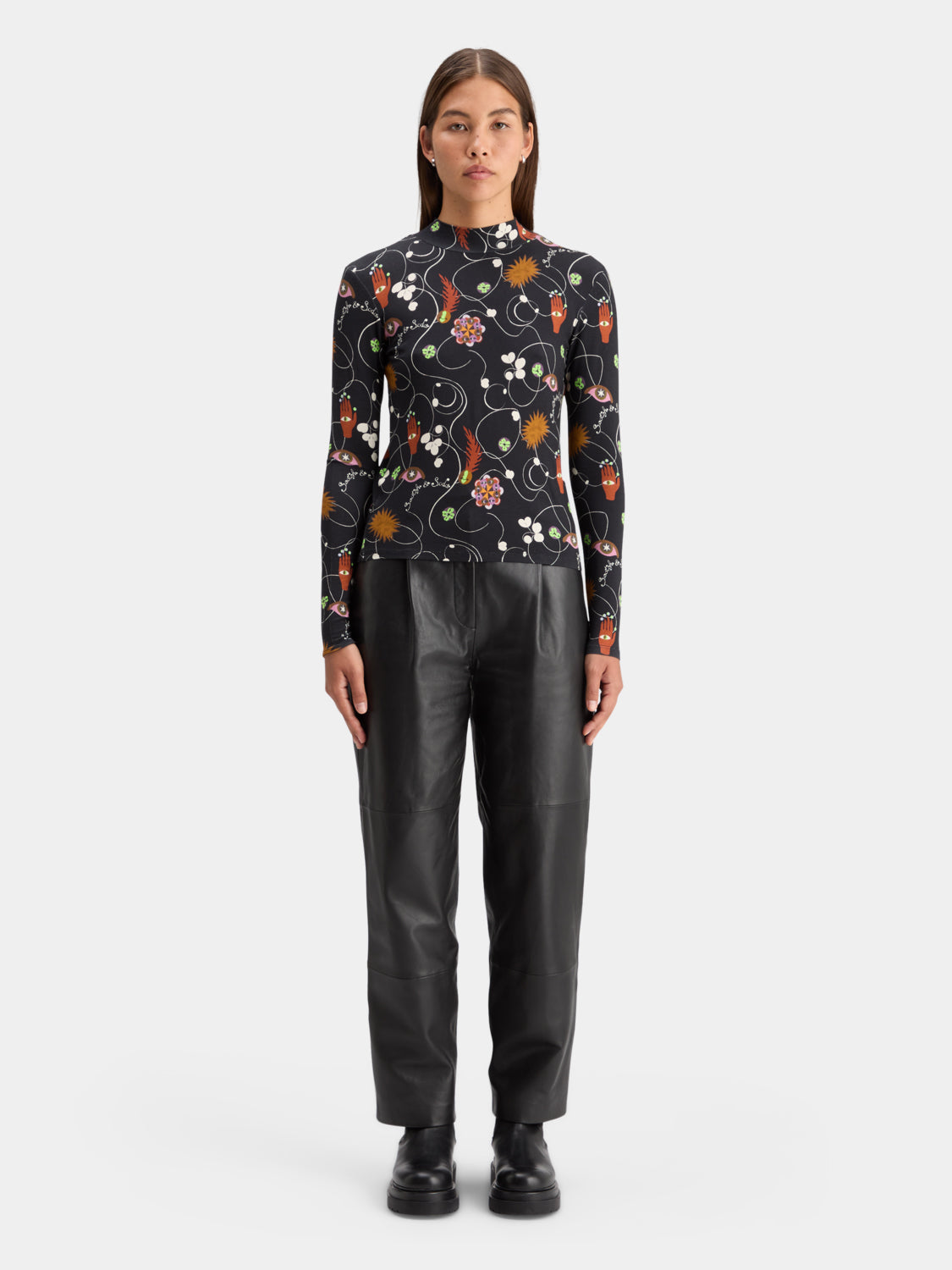 Printed mock neck - Scotch & Soda AU
