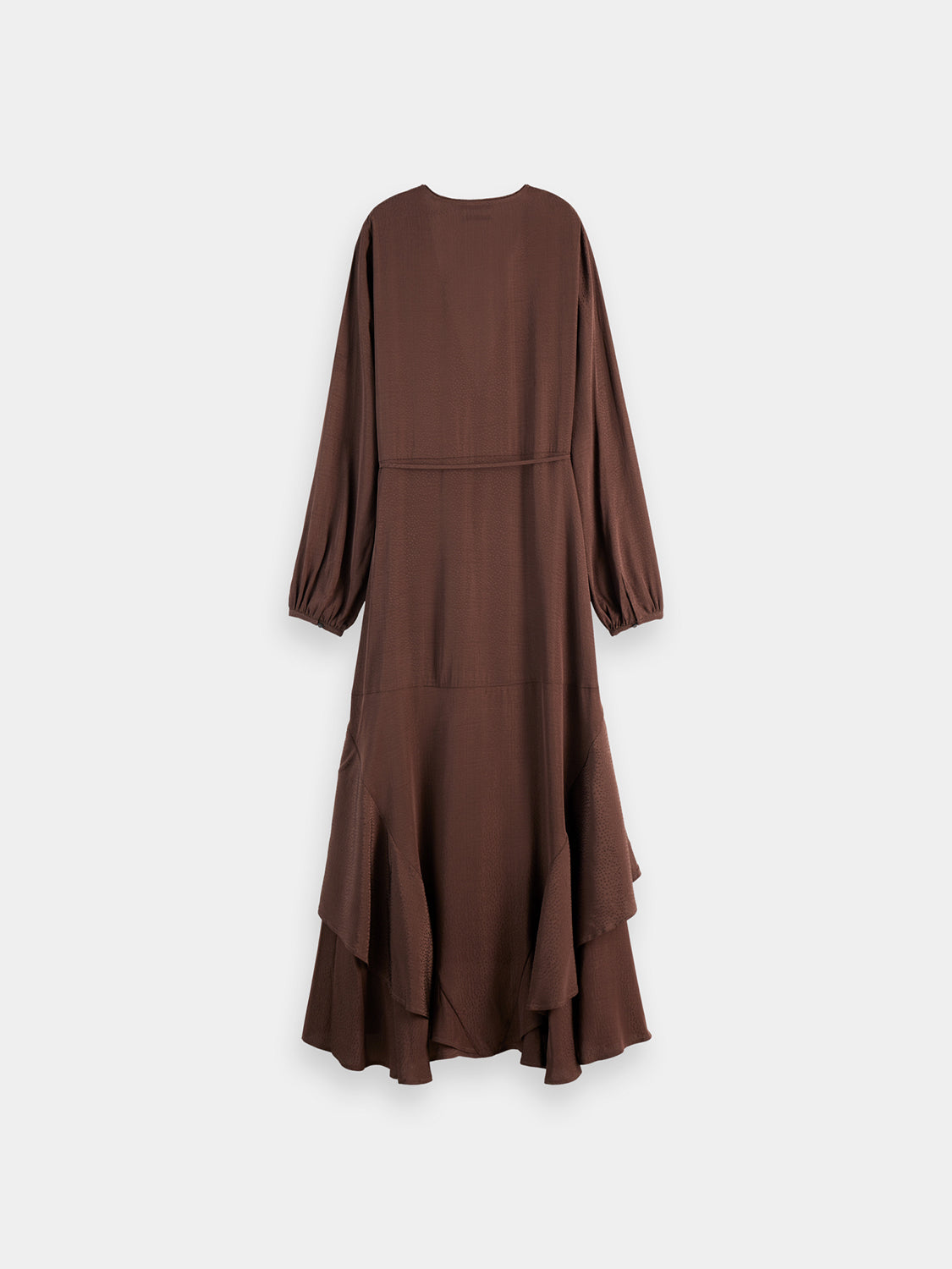 Jacquard midi wrap dress - Scotch & Soda AU