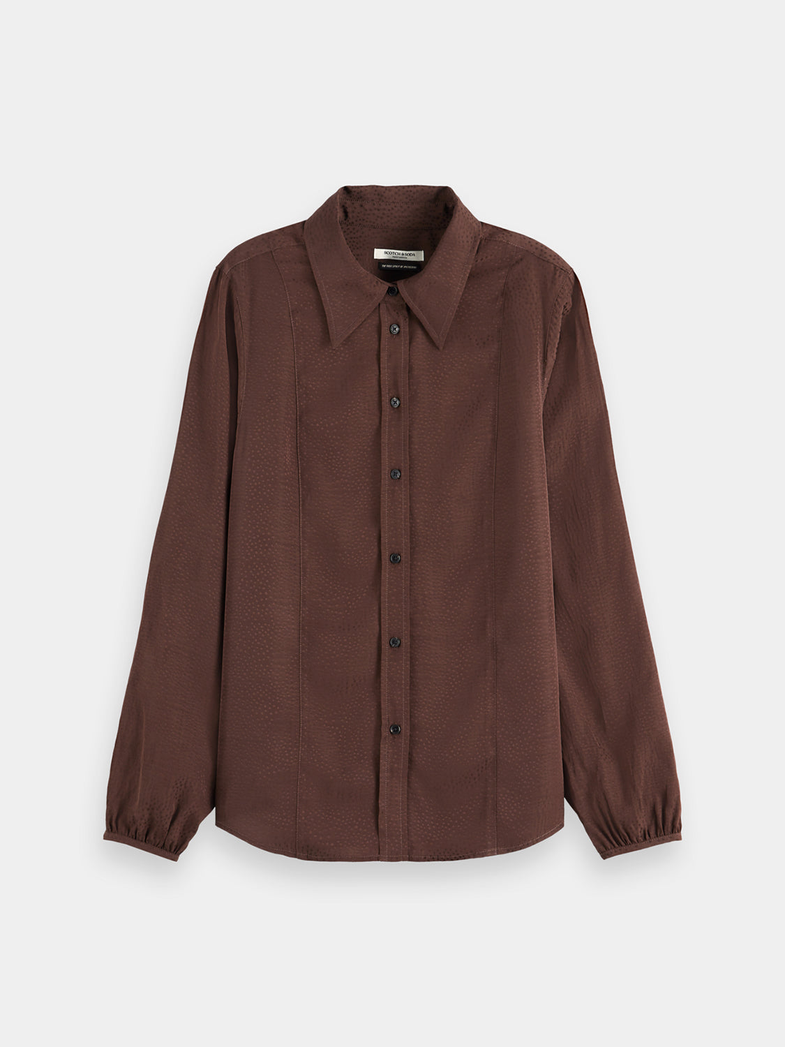 Viscose jacquard shirt - Scotch & Soda AU