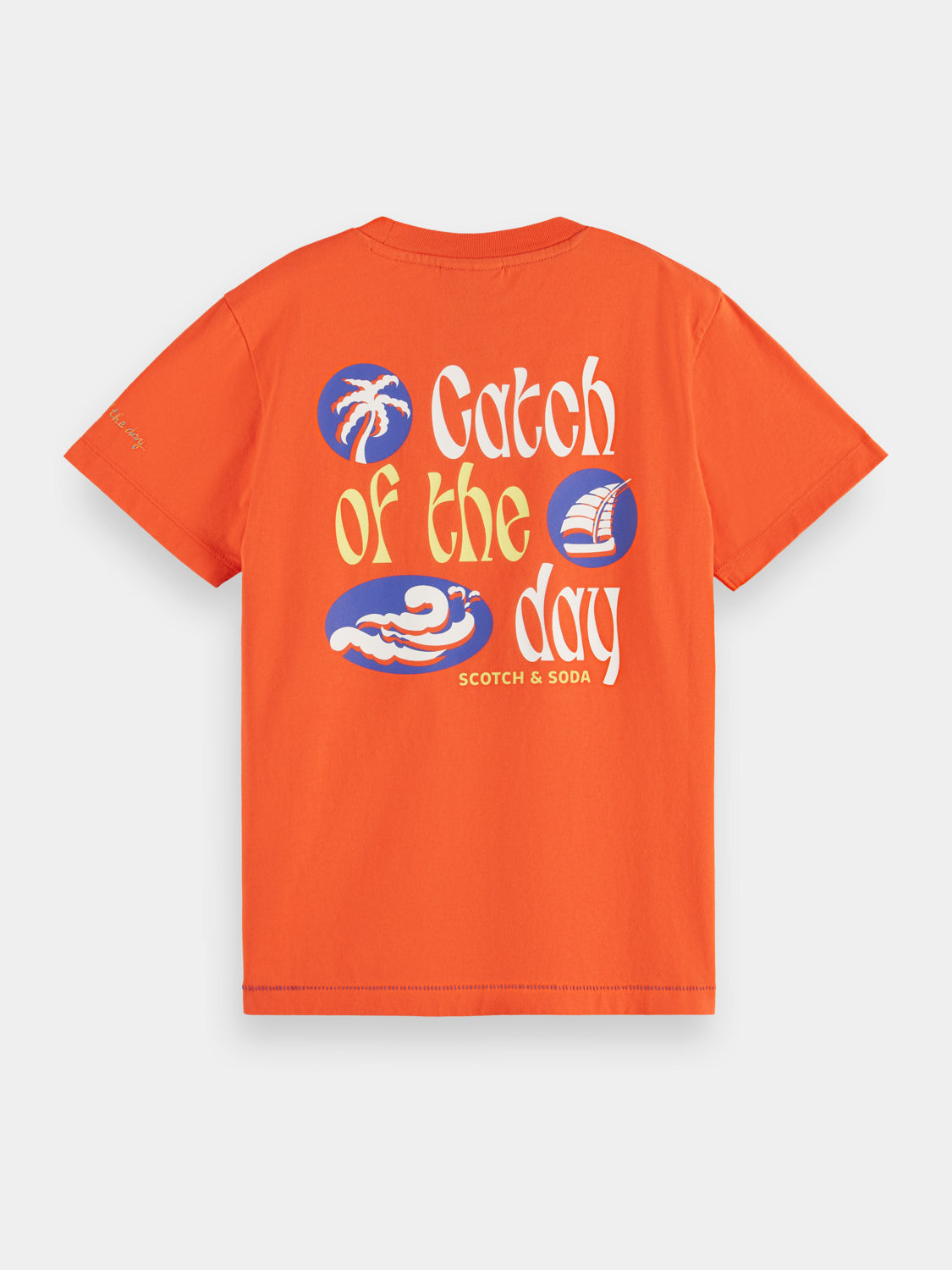 Kids - Relaxed-fit artwork t-shirt - Scotch & Soda AU
