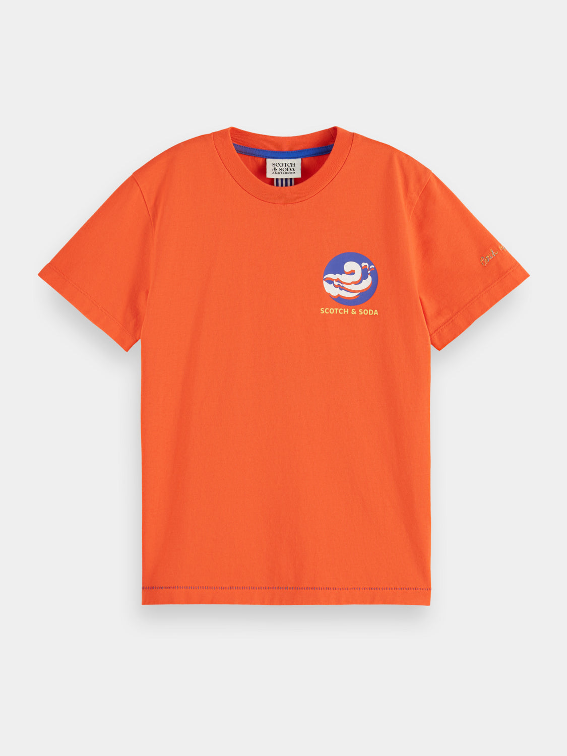 Kids - Relaxed-fit artwork t-shirt - Scotch & Soda AU