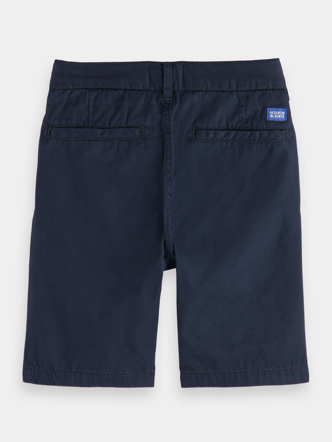 Kids - Longer-length pima cotton chino shorts - Scotch & Soda AU