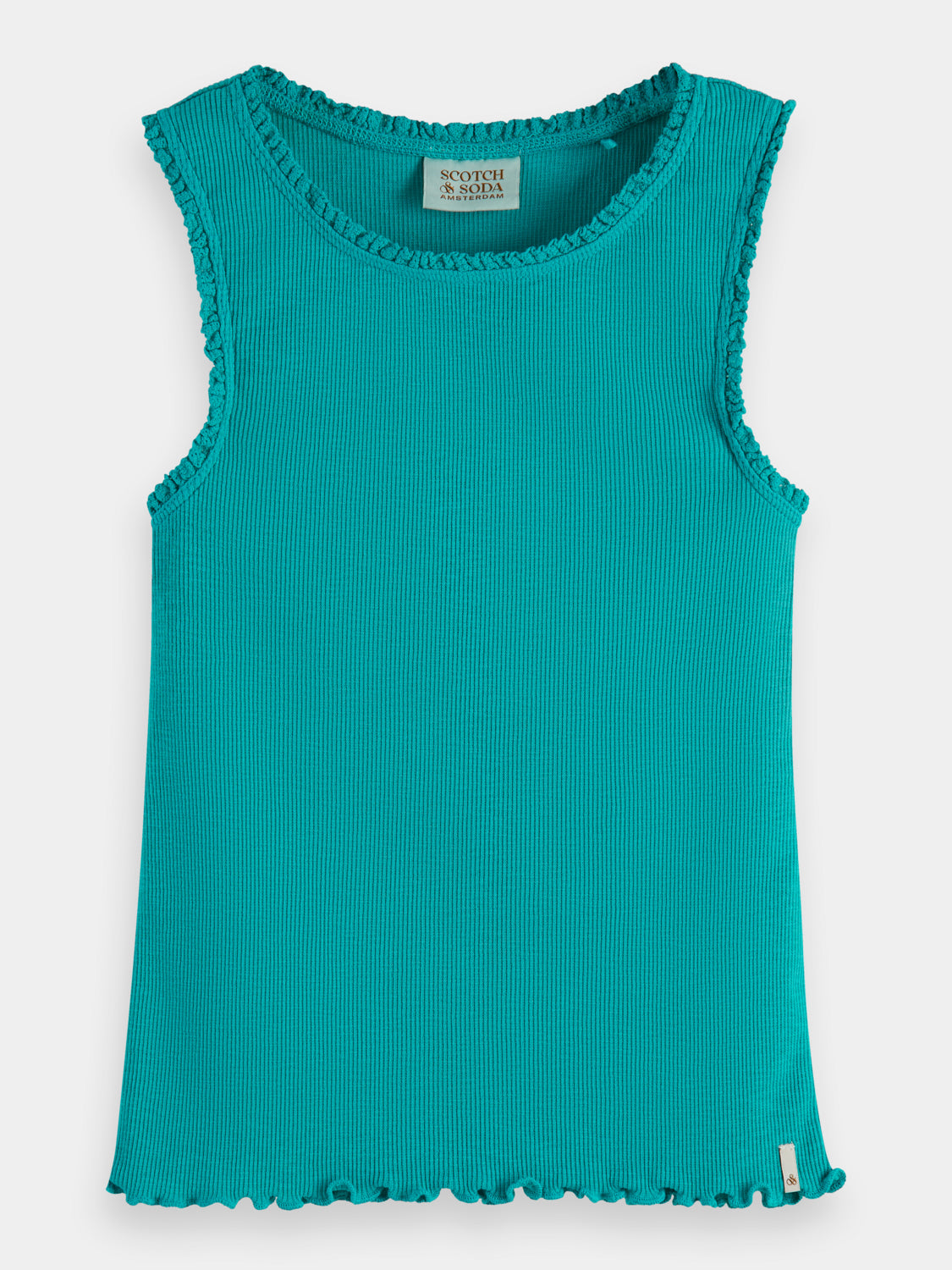 Kids - Fitted ribbed tank top - Scotch & Soda AU