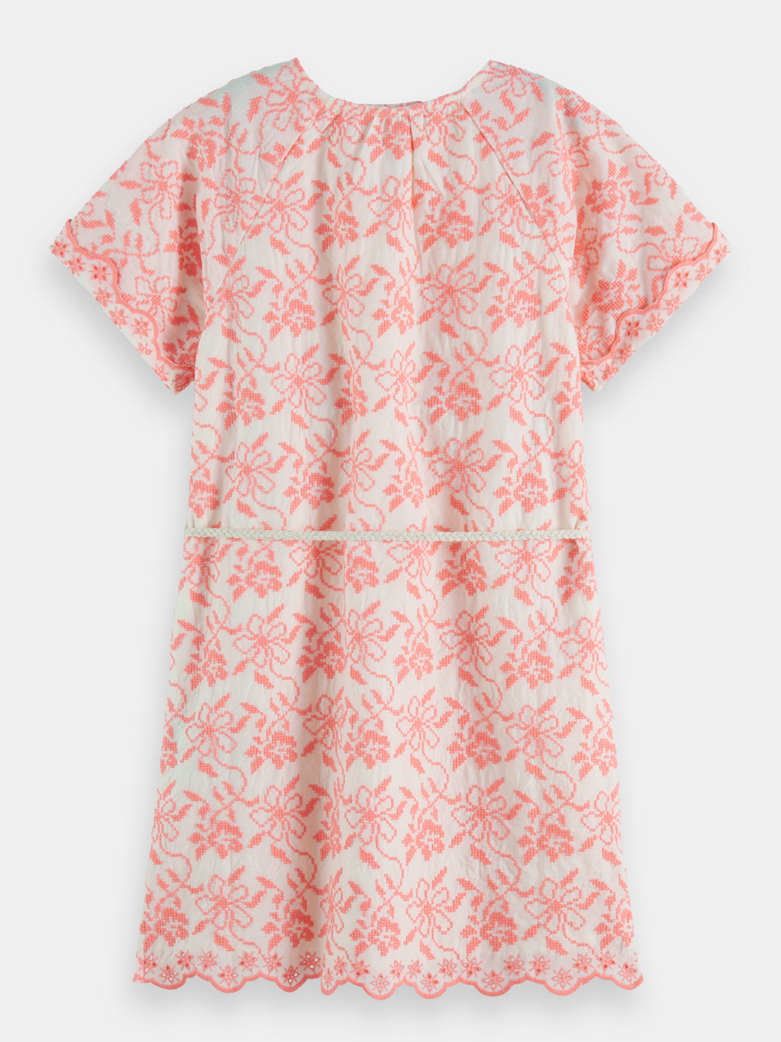 Kids - Embroidered & belted dress - Scotch & Soda AU