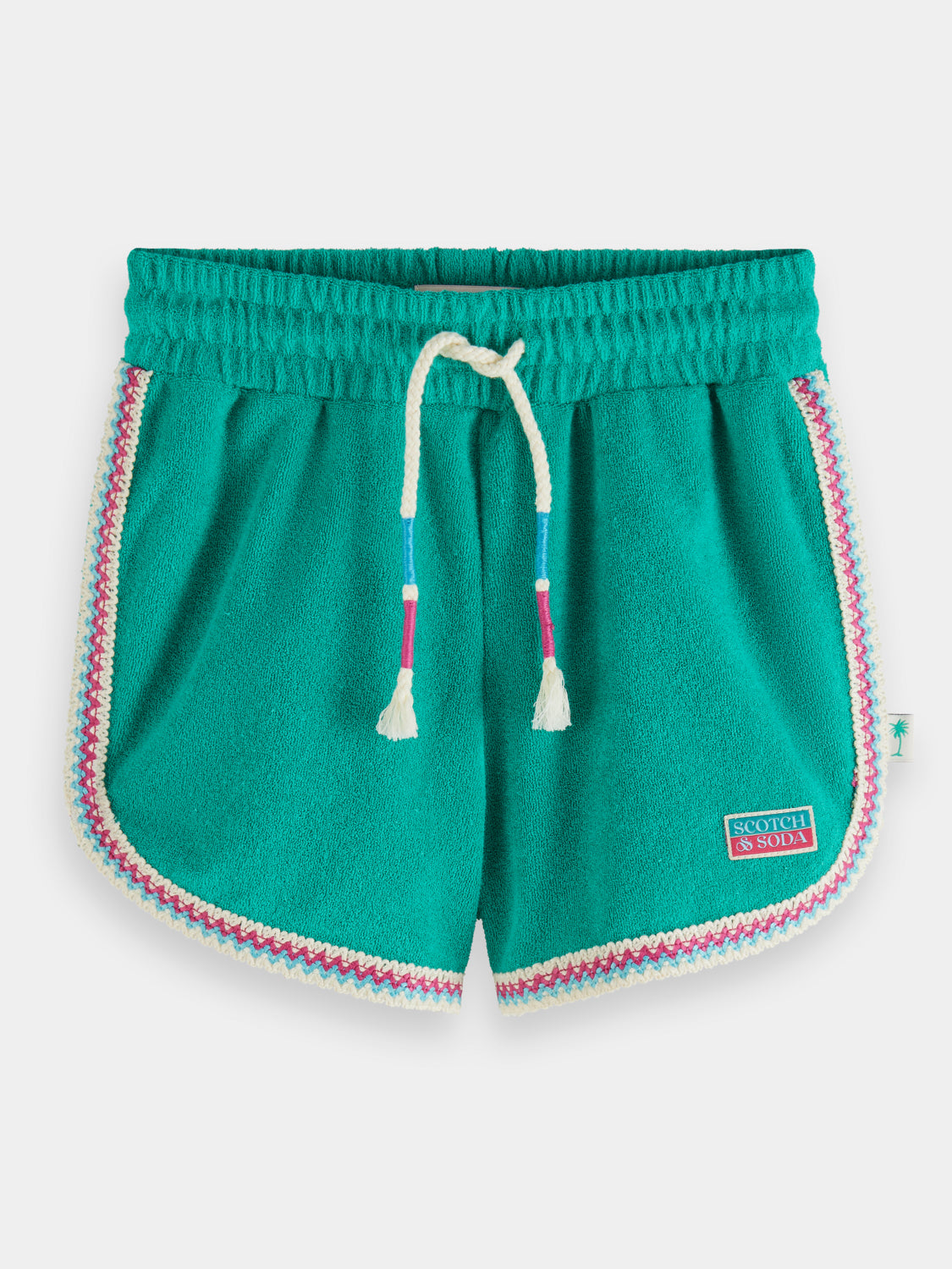 Kids - Contrast hem towelling shorts - Scotch & Soda AU
