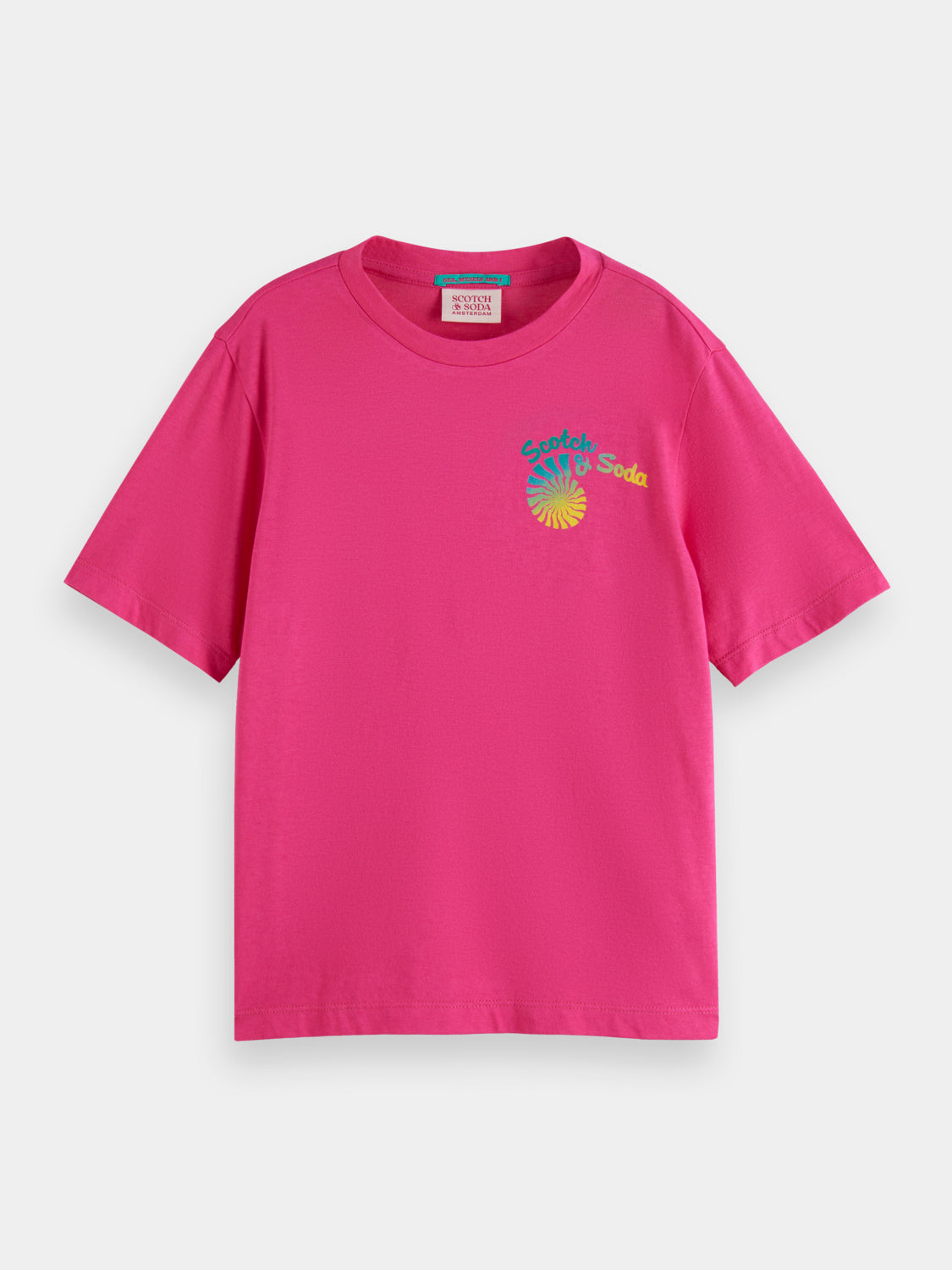 Kids - Gradient artwork relaxed-fit t-shirt - Scotch & Soda AU