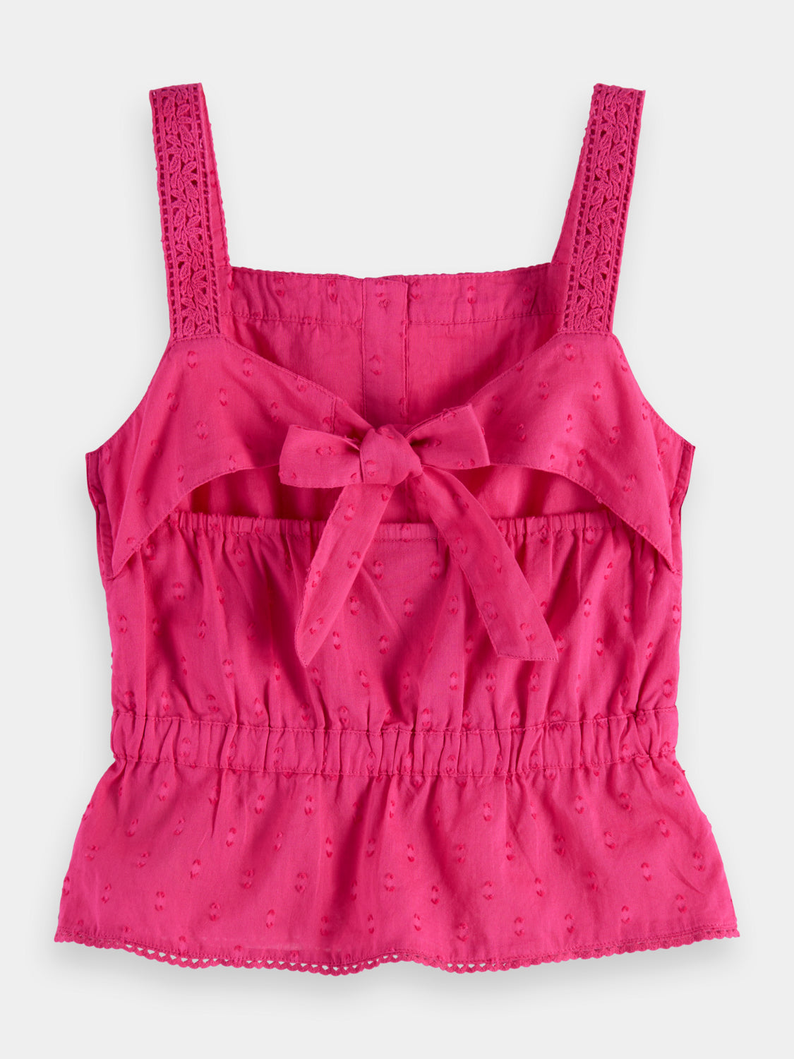 Kids - Sleeveless clip jacquard top - Scotch & Soda AU