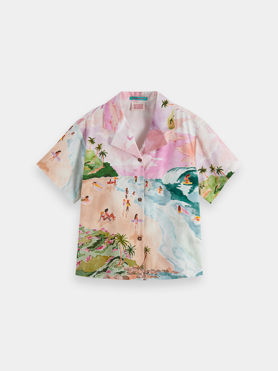 Kids - Printed beach shirt