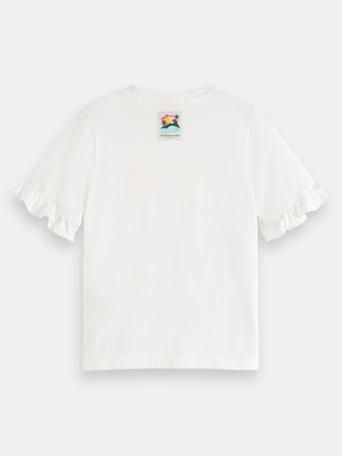 Kids - Ruffle detail regular-fit t-shirt - Scotch & Soda AU