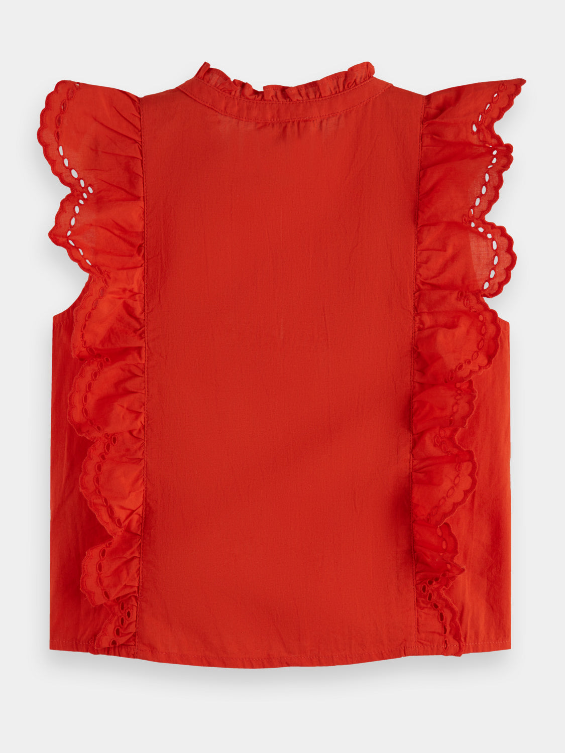 Kids - Sleeveless broderie anglaise top - Scotch & Soda AU