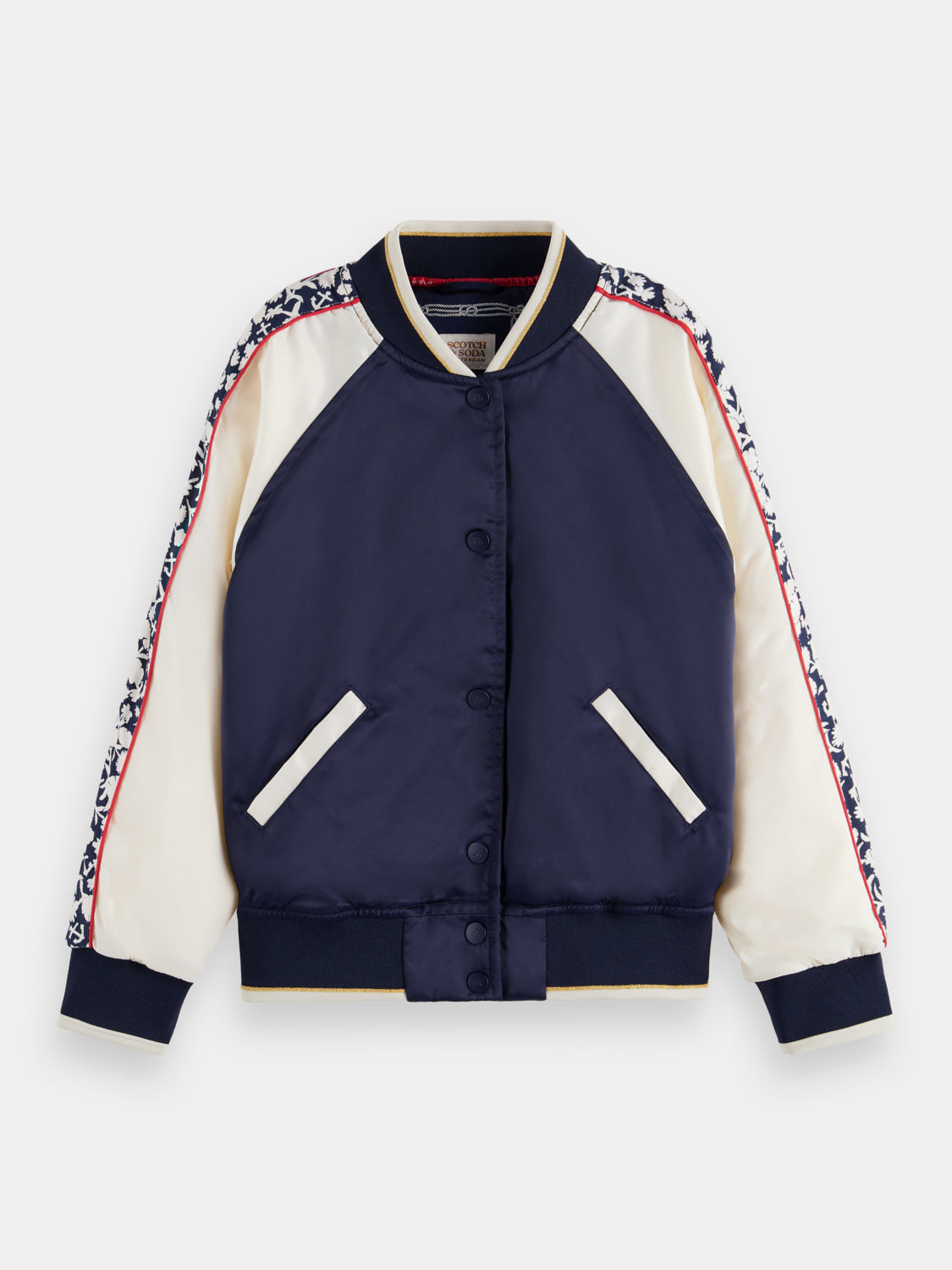 Kids - Oversized reversible bomber jacket - Scotch & Soda AU