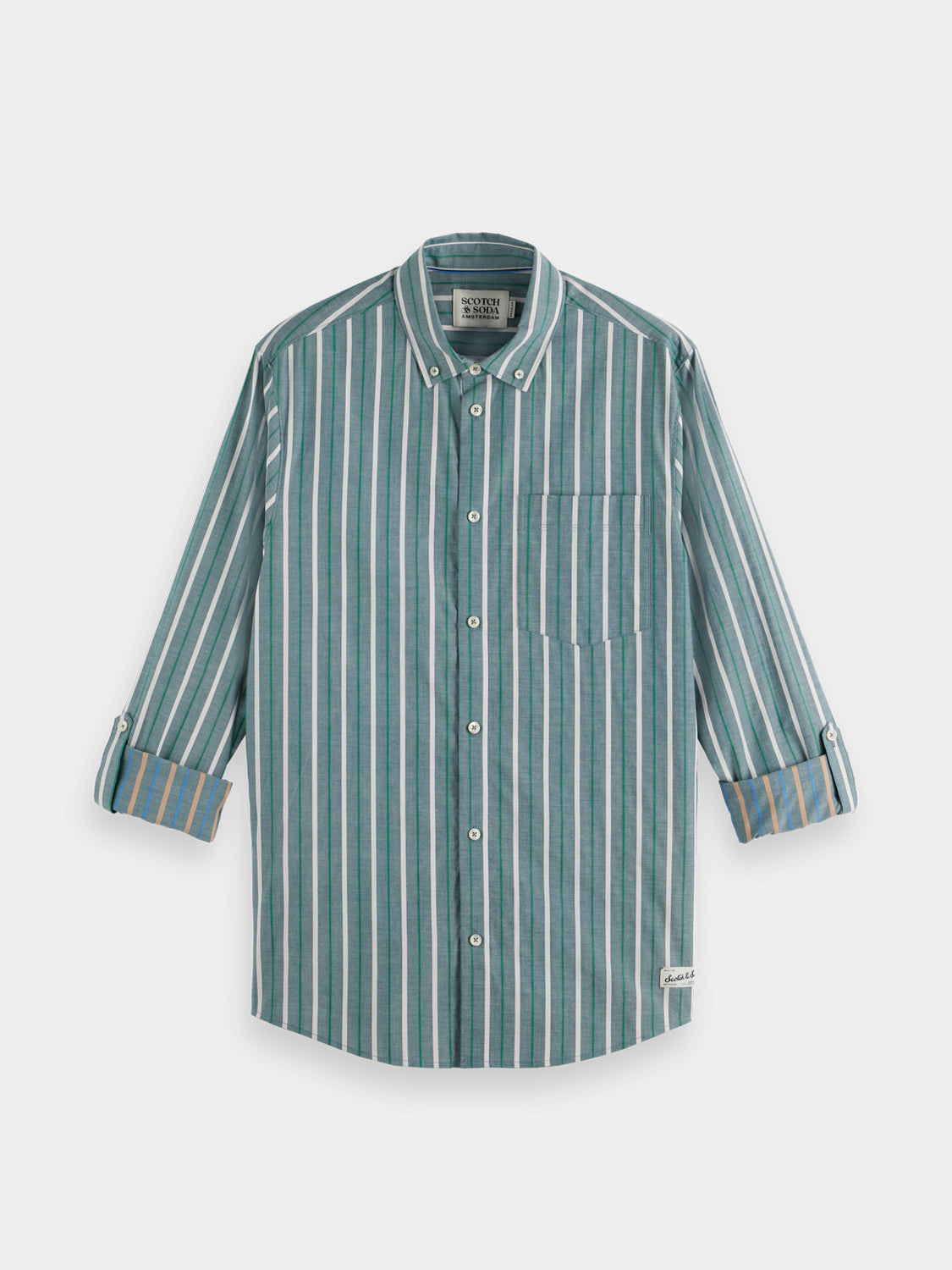 Dobby striped shirt