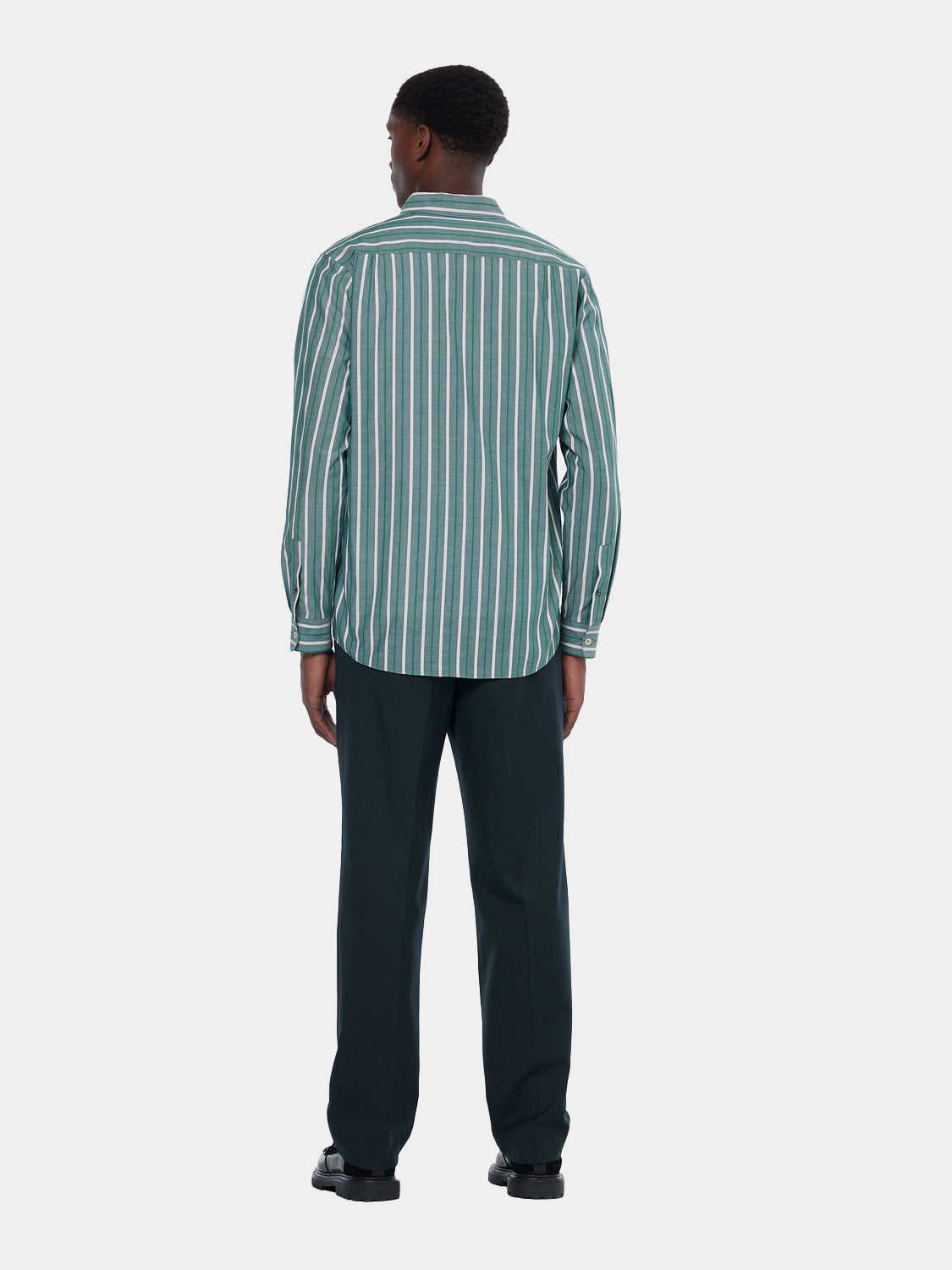 Dobby striped shirt