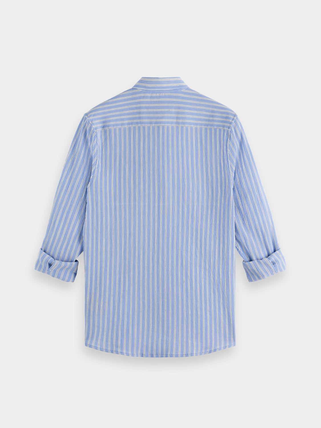 Crinkle striped shirt