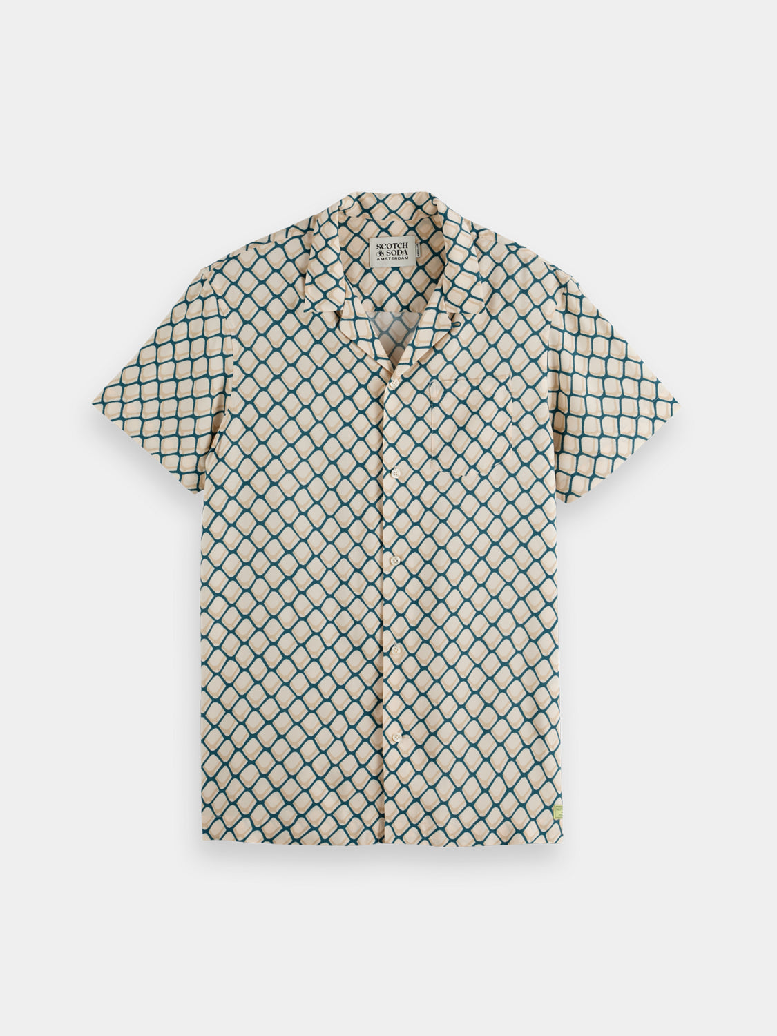 Printed viscose shirt