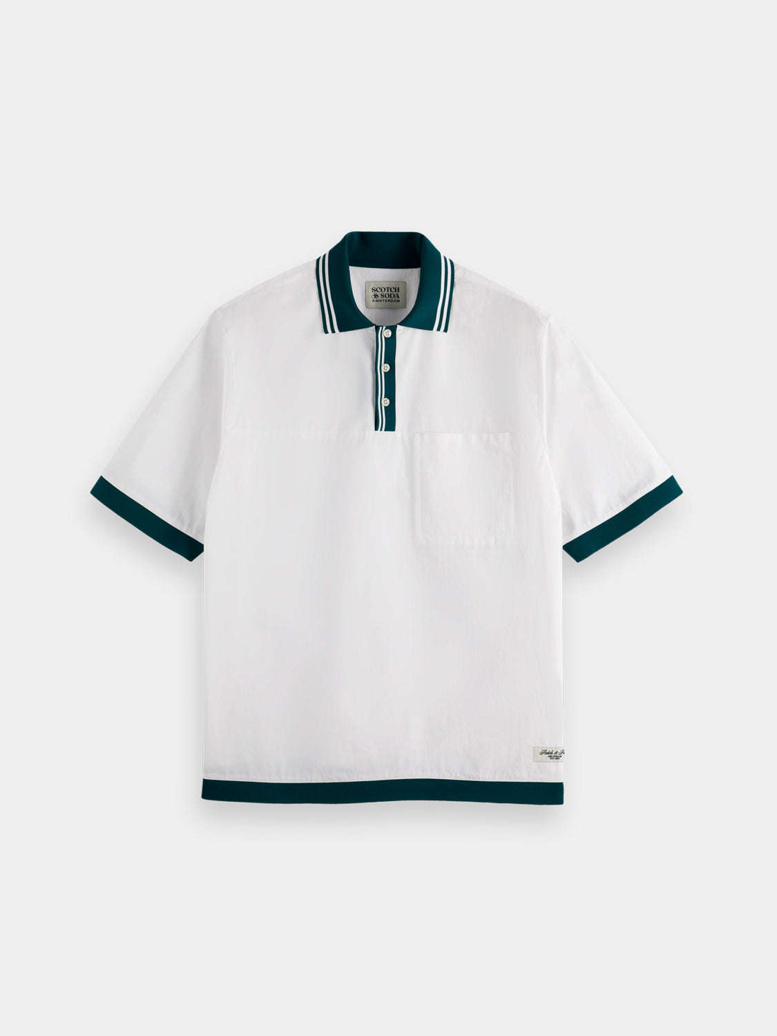 Poplin polo shirt - Scotch & Soda AU