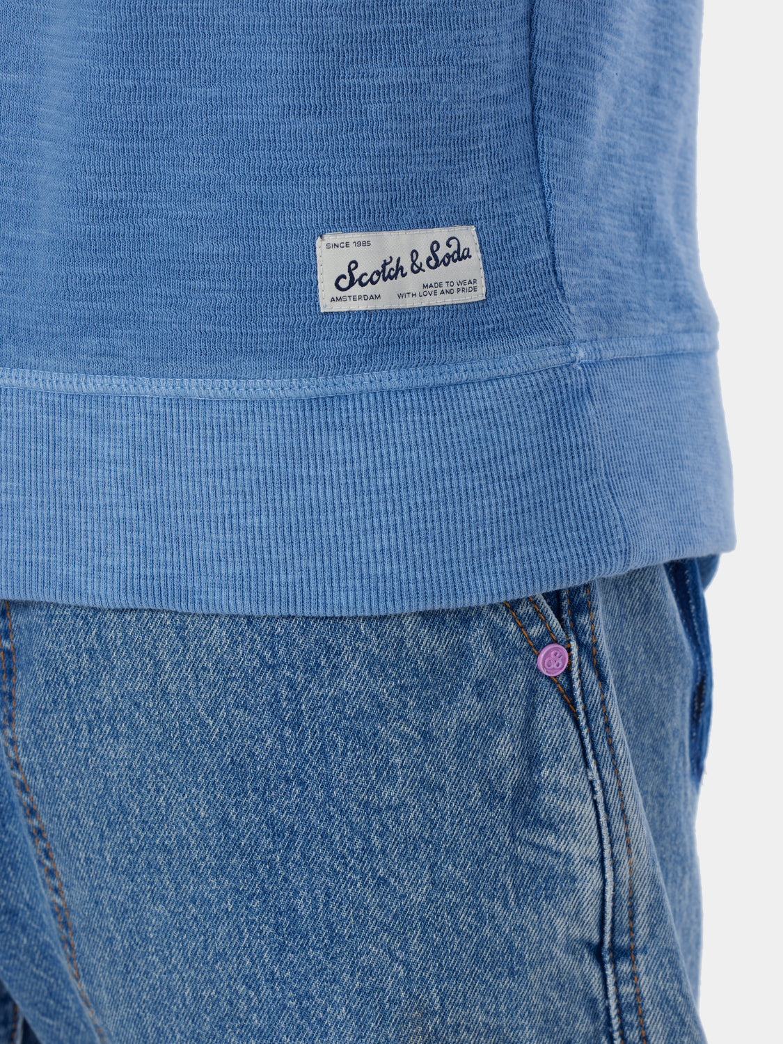 Garment-dyed sweatshirt - Scotch & Soda AU